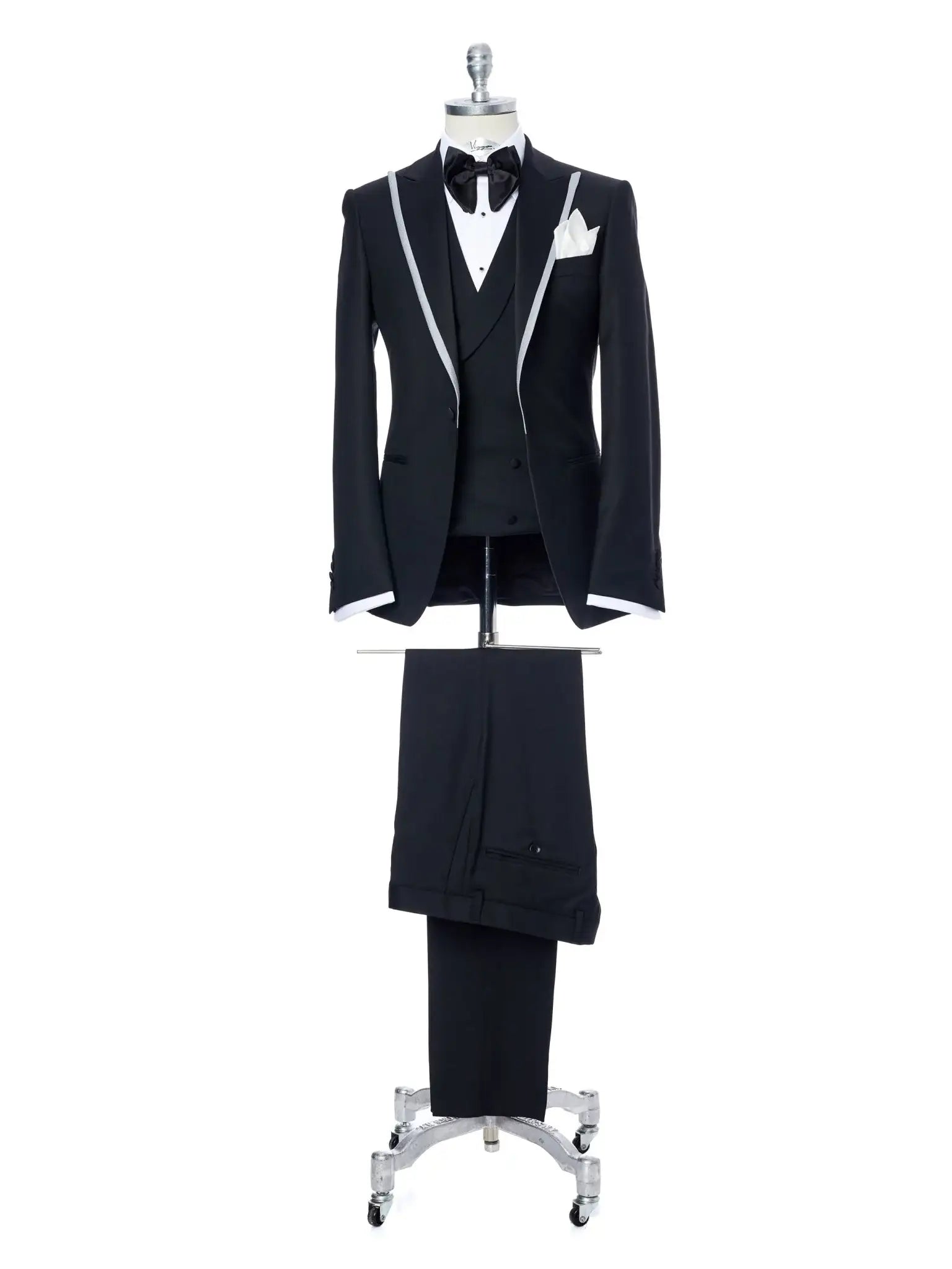 Sacou cu insertii gri