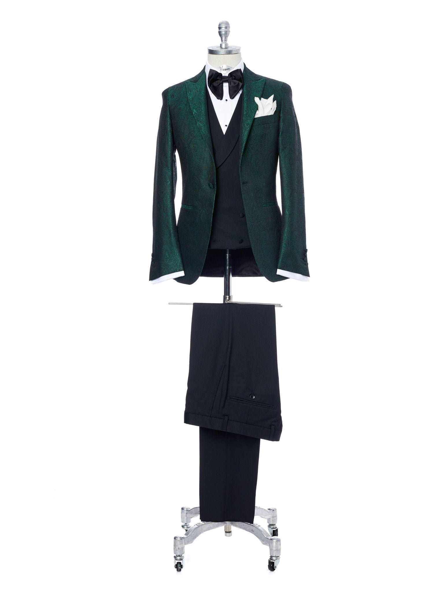 Smoking jaquard verde - Viggo