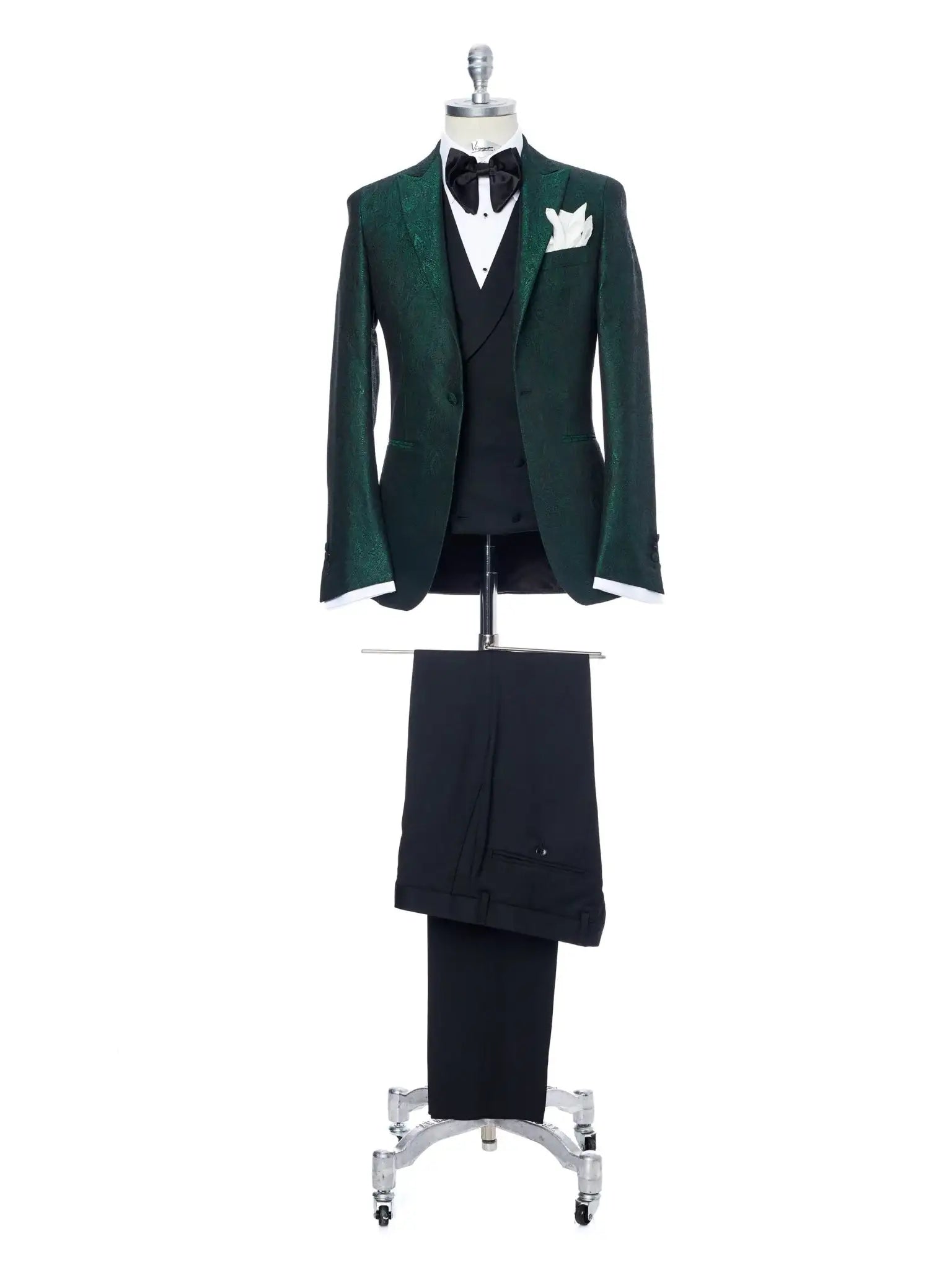 Smoking jacquard verde