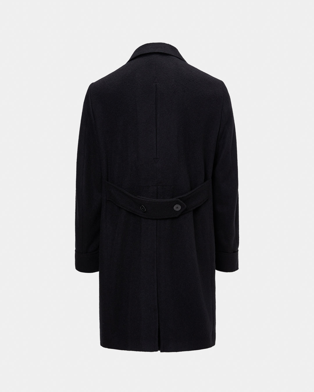 Black camel hair coat