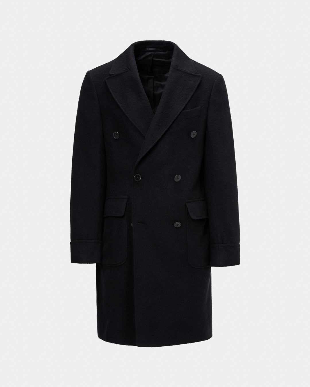 Palton negru din par de camila - Viggo