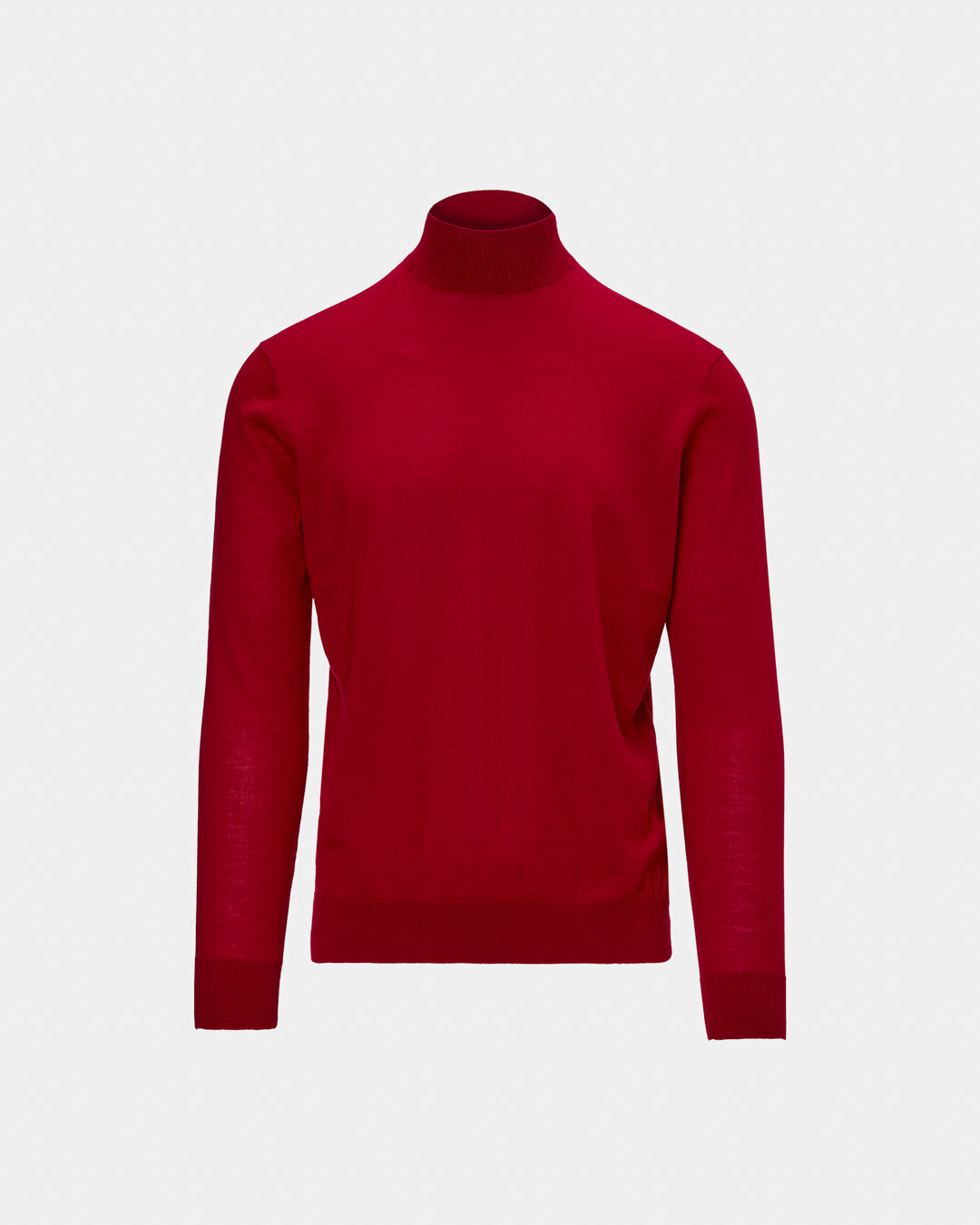 Maleta rosie din lana merino extra fina 16 GG