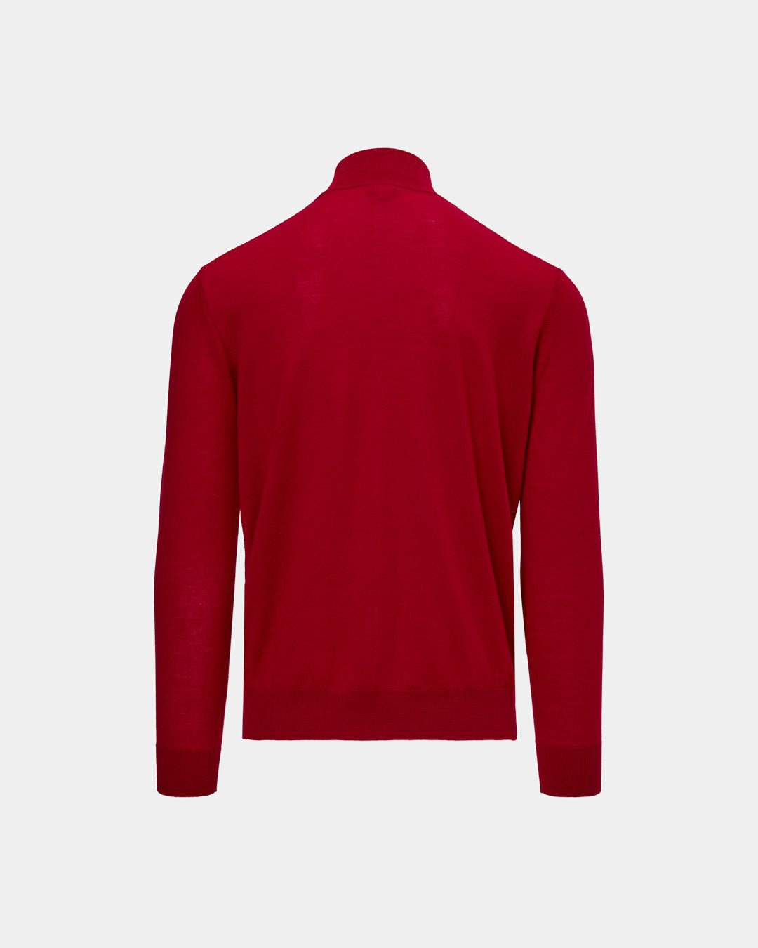 Maleta rosie din lana merino extra fina 16 GG - Viggo