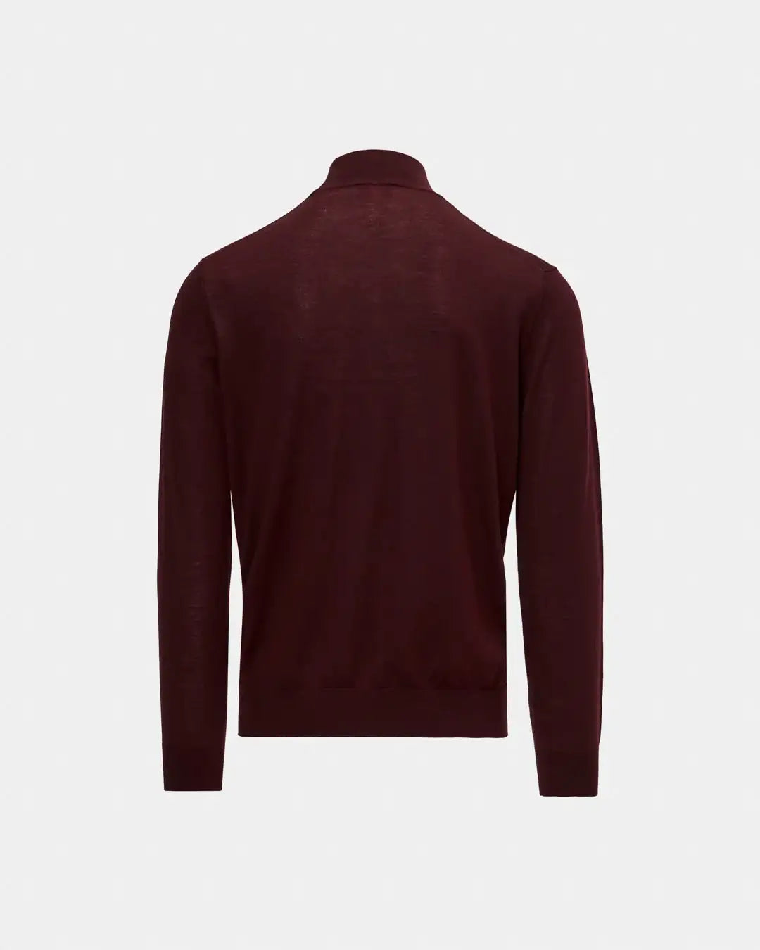 Maleta bordeaux din lana merino extra fina 16 GG