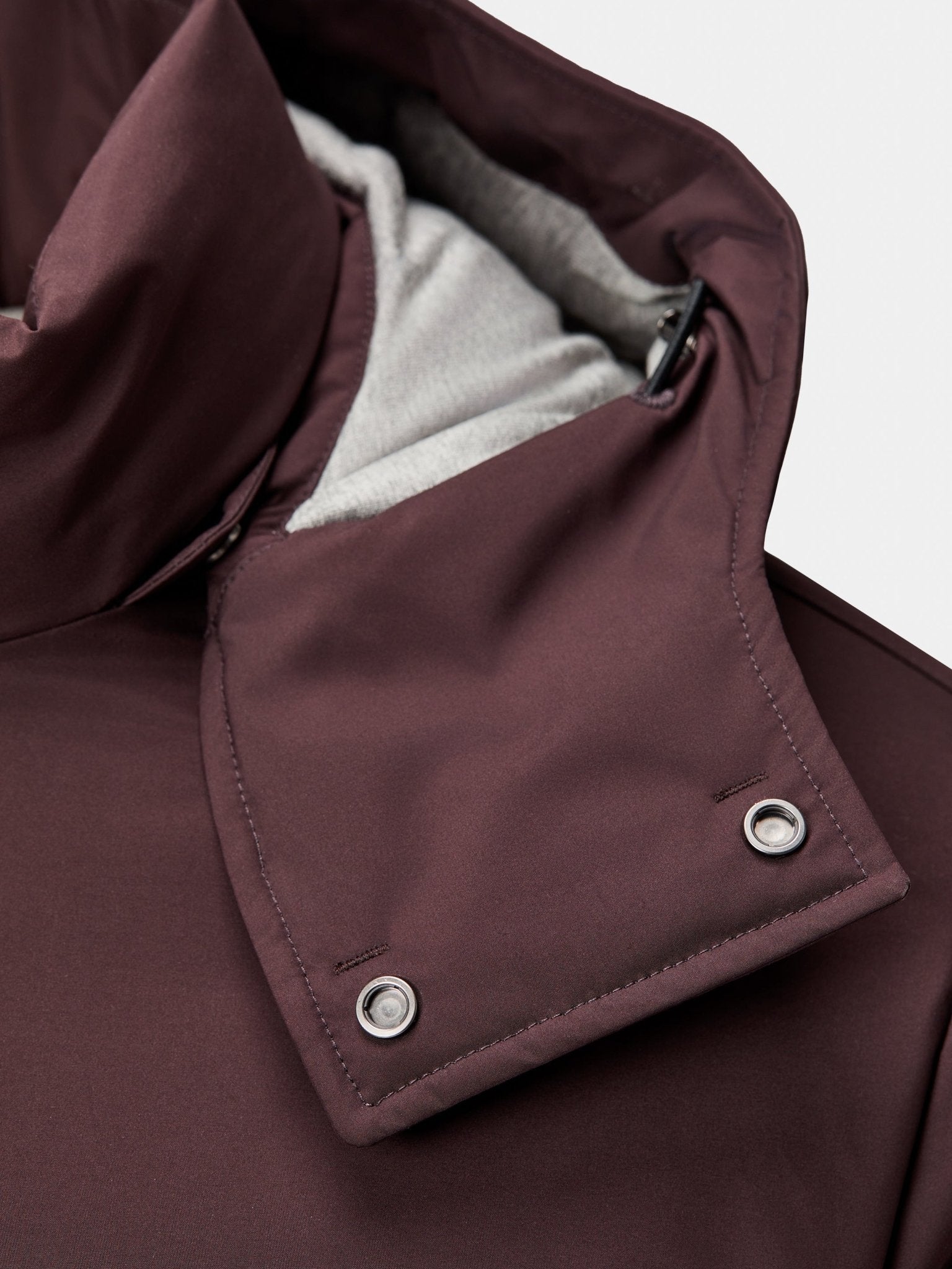 Parka bordeaux din puf - Viggo