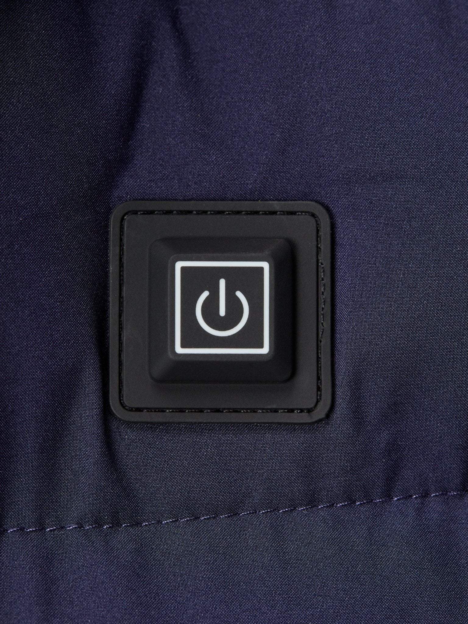 Geaca navy lunga cu incalzire si accesorii detasabile - Viggo