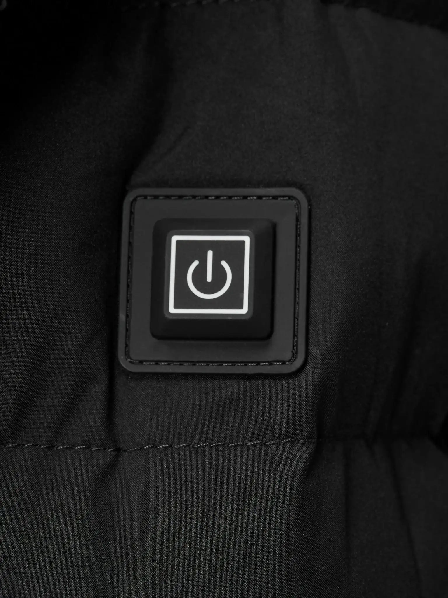 Geaca neagra lunga cu incalzire si accesorii detasabile - Viggo