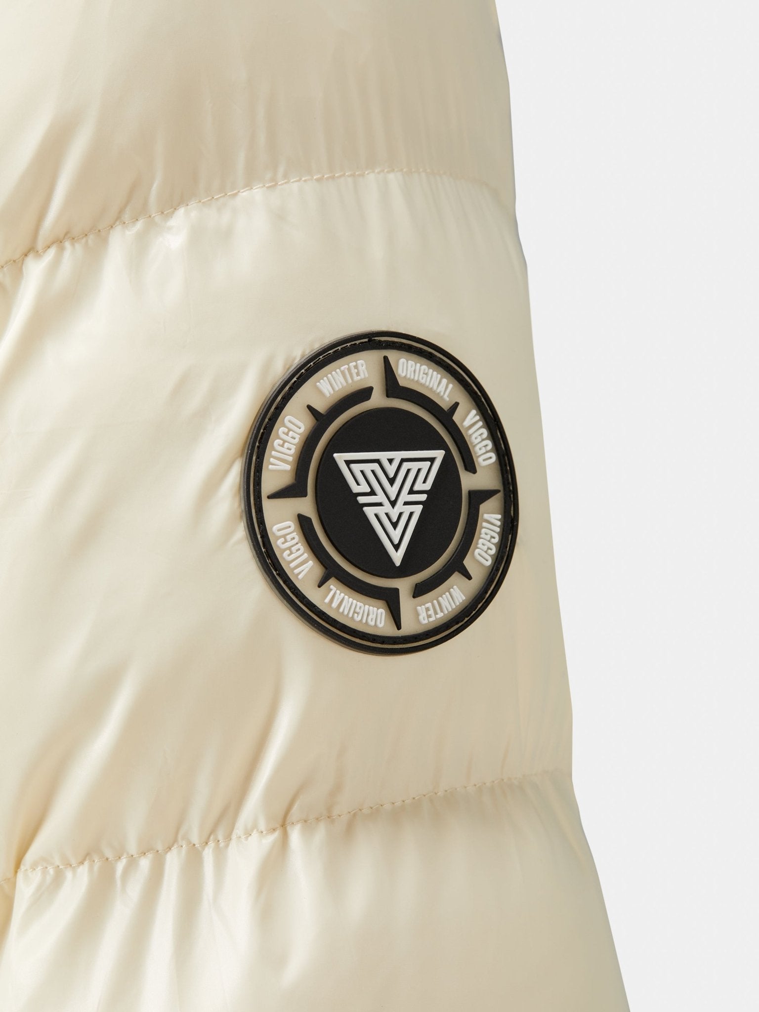 Geaca alba lunga, cu incalzire - Viggo