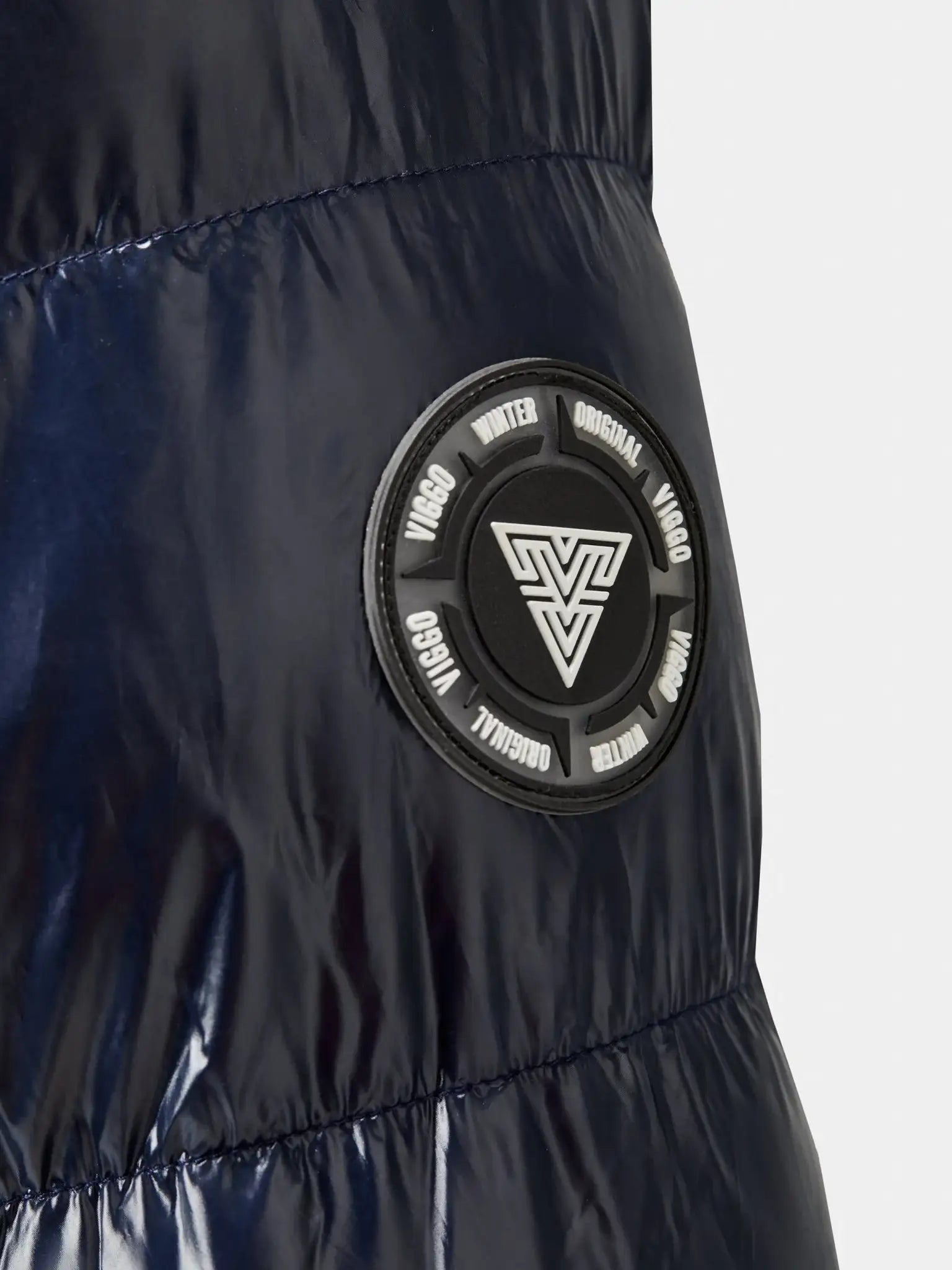 Geaca navy lunga, cu incalzire