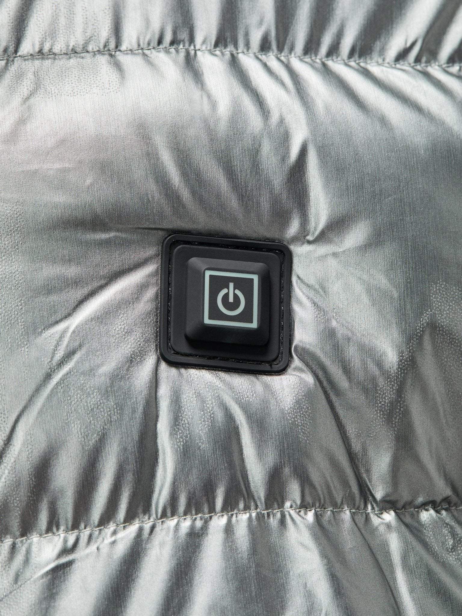 Geaca gri metalizat cu incalzire - Viggo