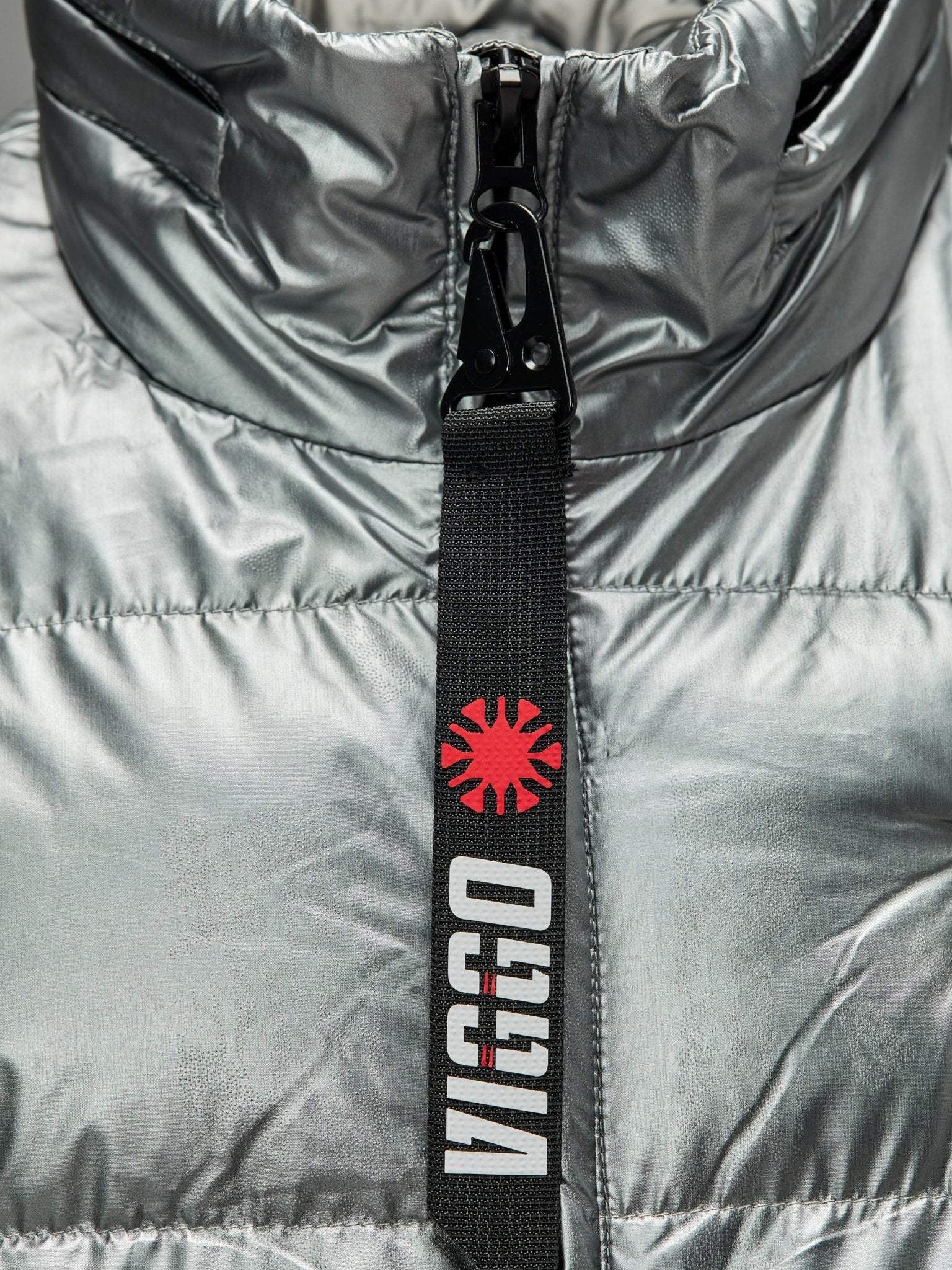 Geaca gri metalizat cu incalzire - Viggo