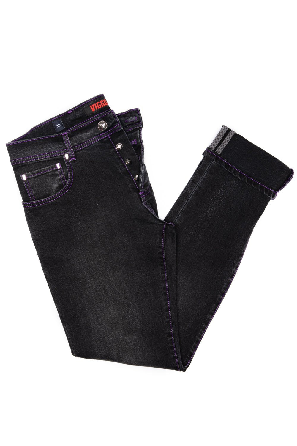 Jeans grafit slim fit rose - Viggo