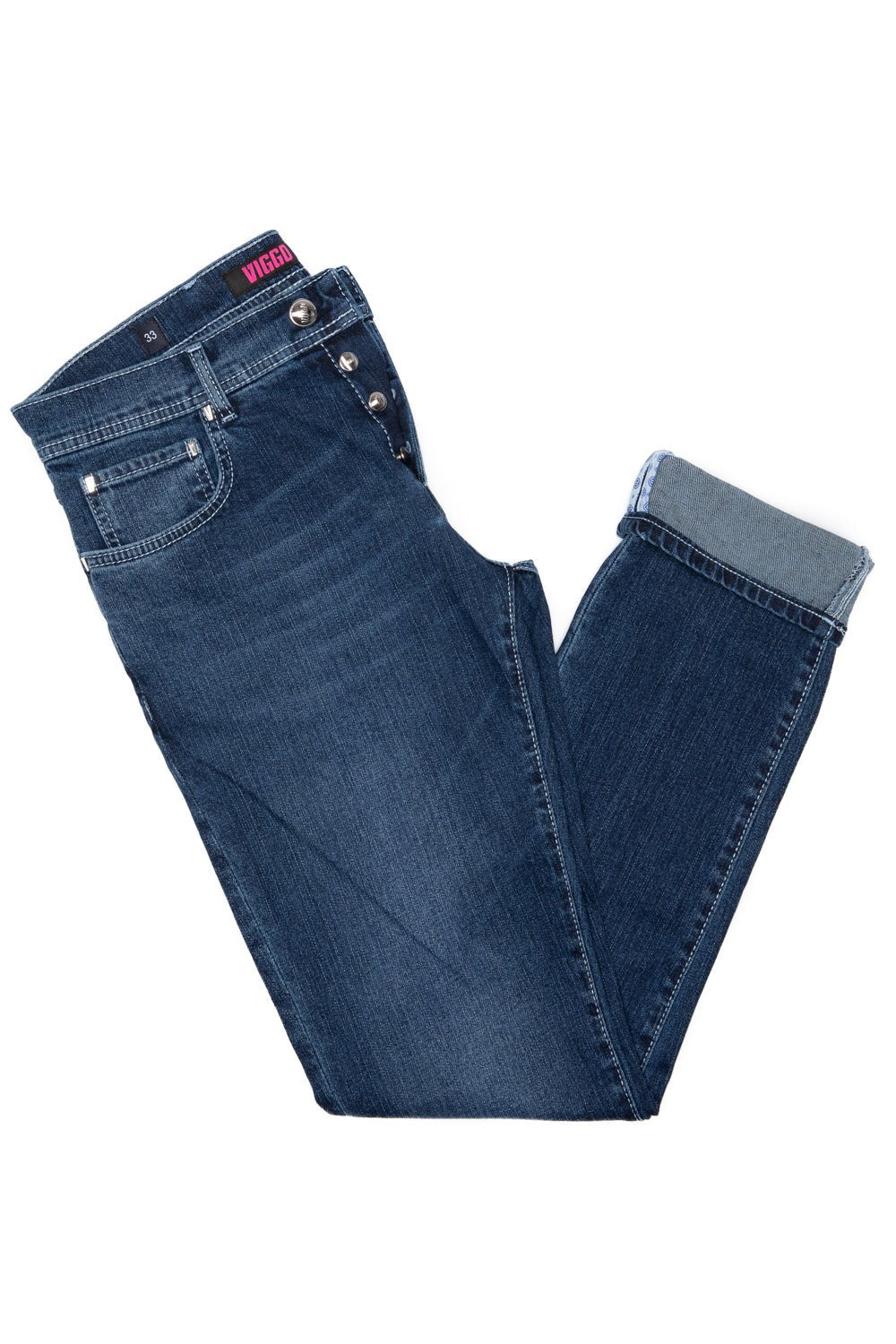 Jeans albastri slim fit monkey - Viggo