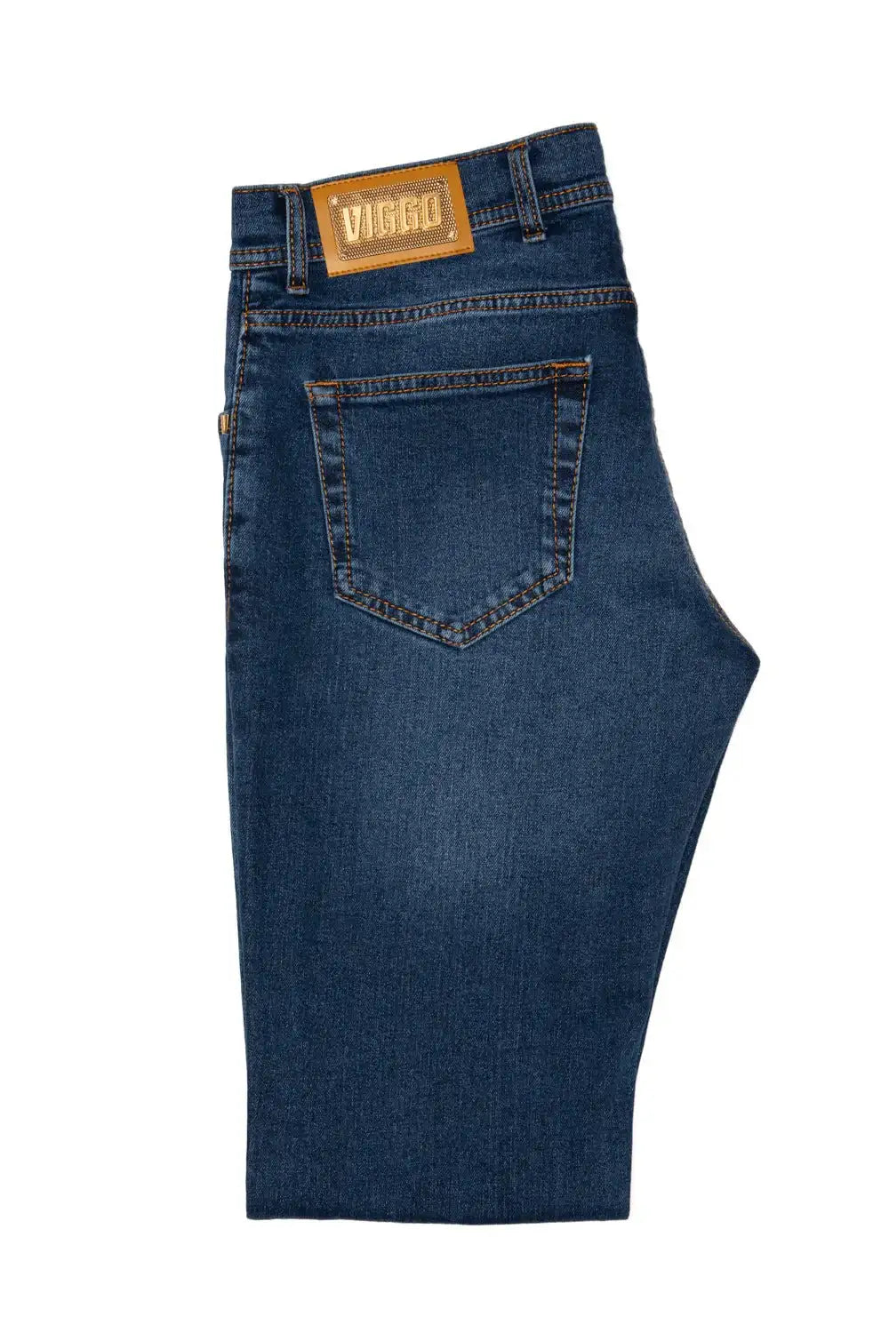 Jeans albastri slim fit monkey gold