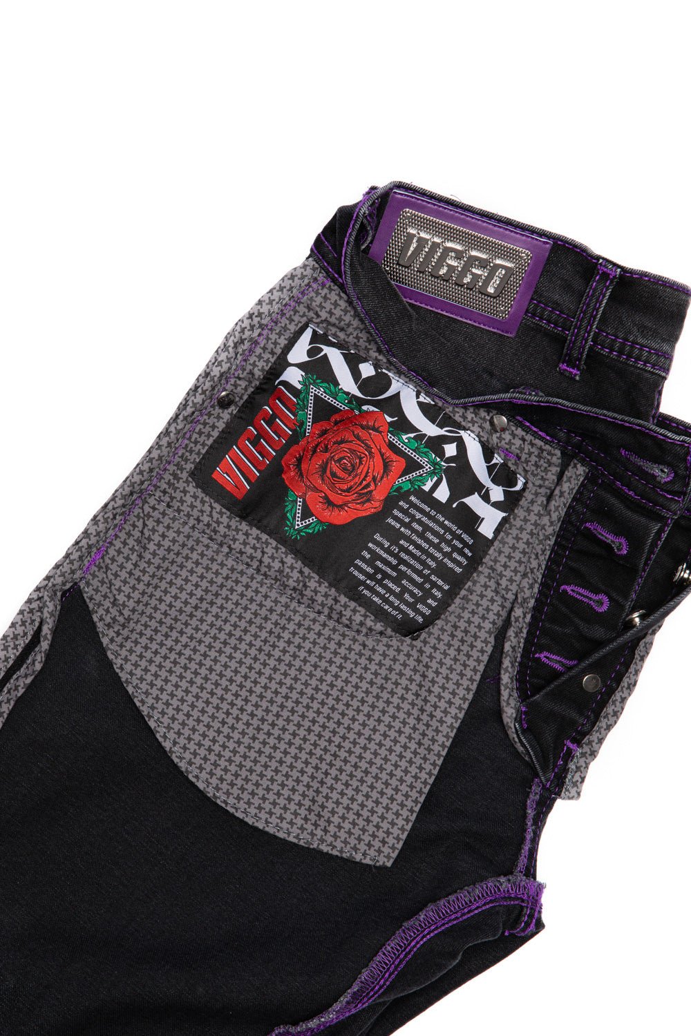 Jeans grafit slim fit rose - Viggo