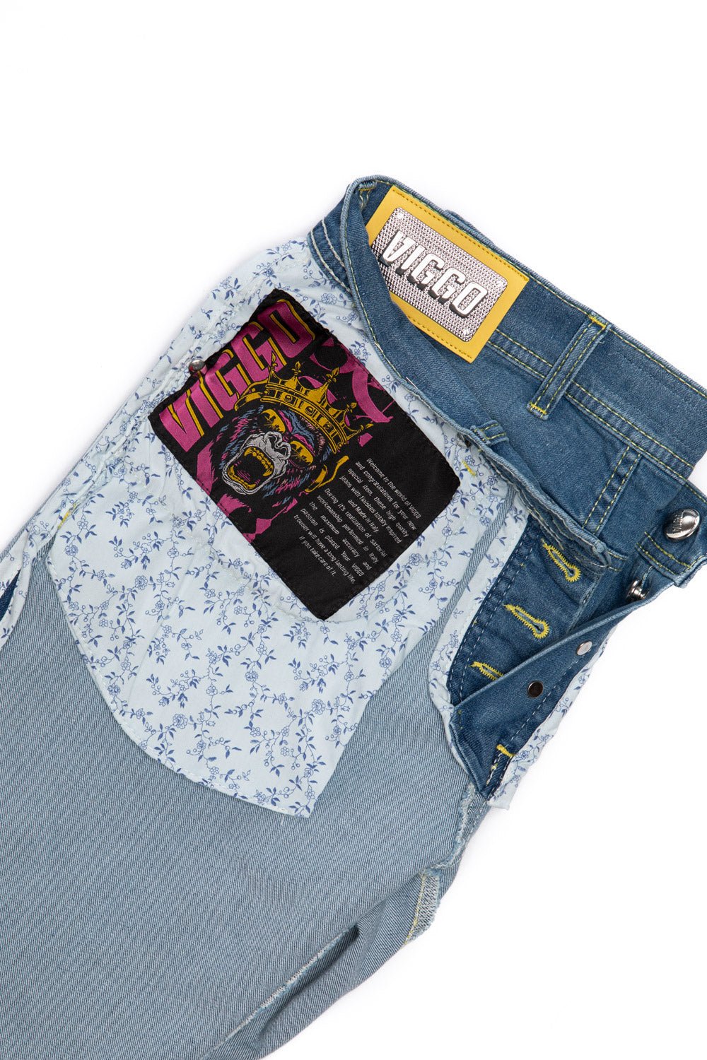 Jeans bleu slim fit monkey silver - Viggo