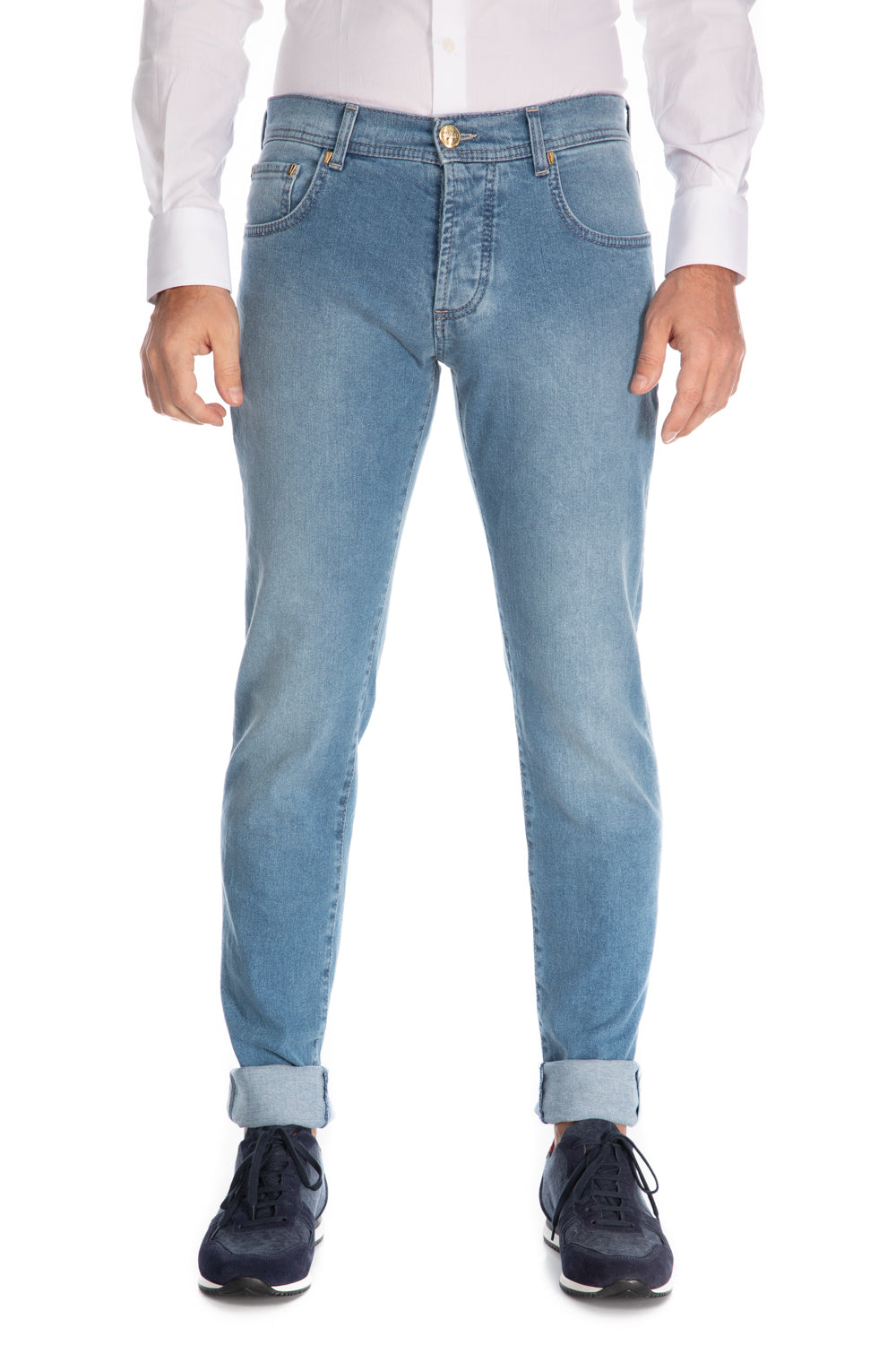 Jeans bleu slim fit monkey