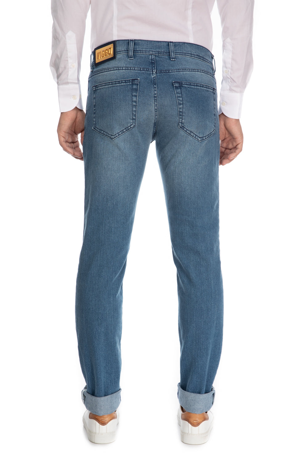 Jeans bleu slim fit monkey gold