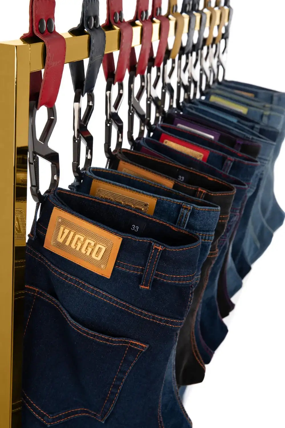 Jeans albastri slim fit monkey gold