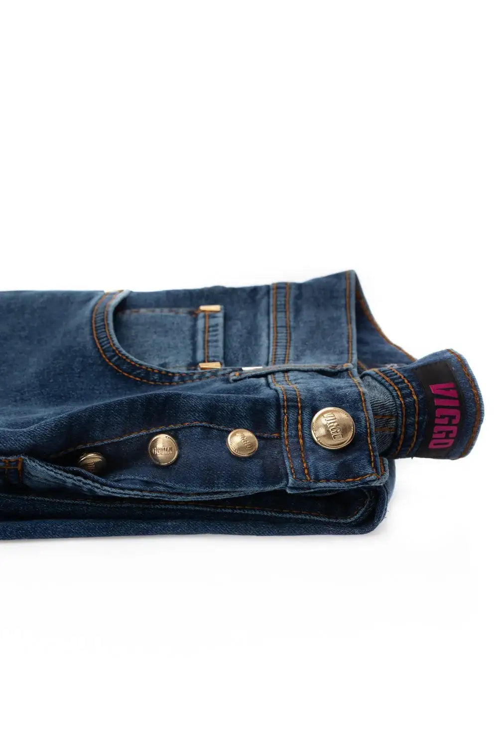 Jeans albastri slim fit monkey gold