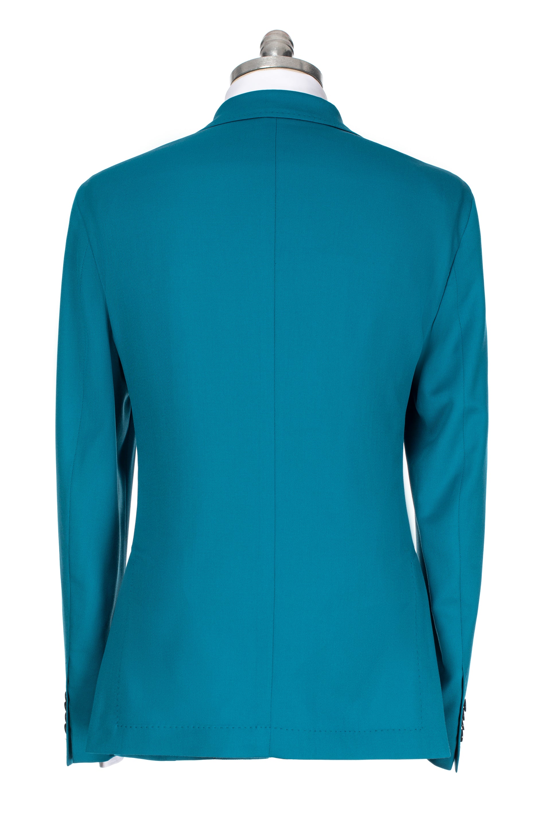 Sacou turquoise slowool, slim fit