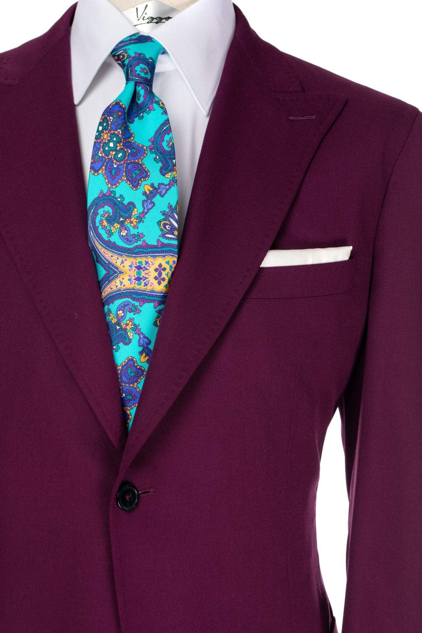 Sacou mov slowool, slim fit