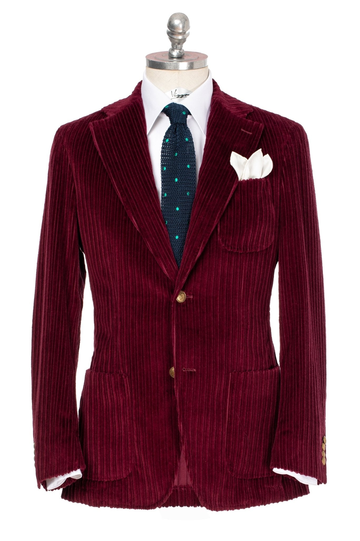 Sacou reiat bordeaux, tailored fit - Viggo