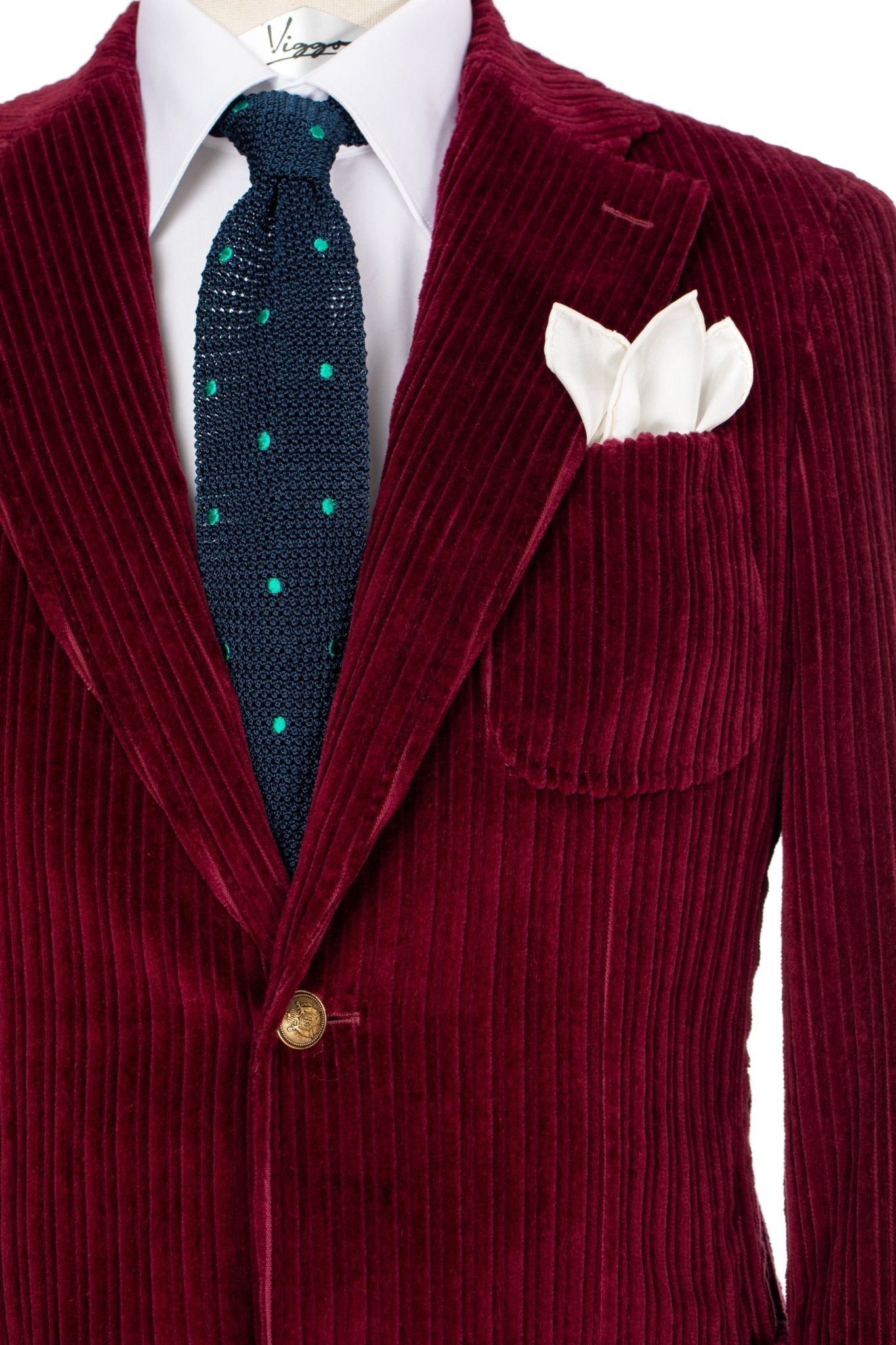 Sacou reiat bordeaux, tailored fit - Viggo