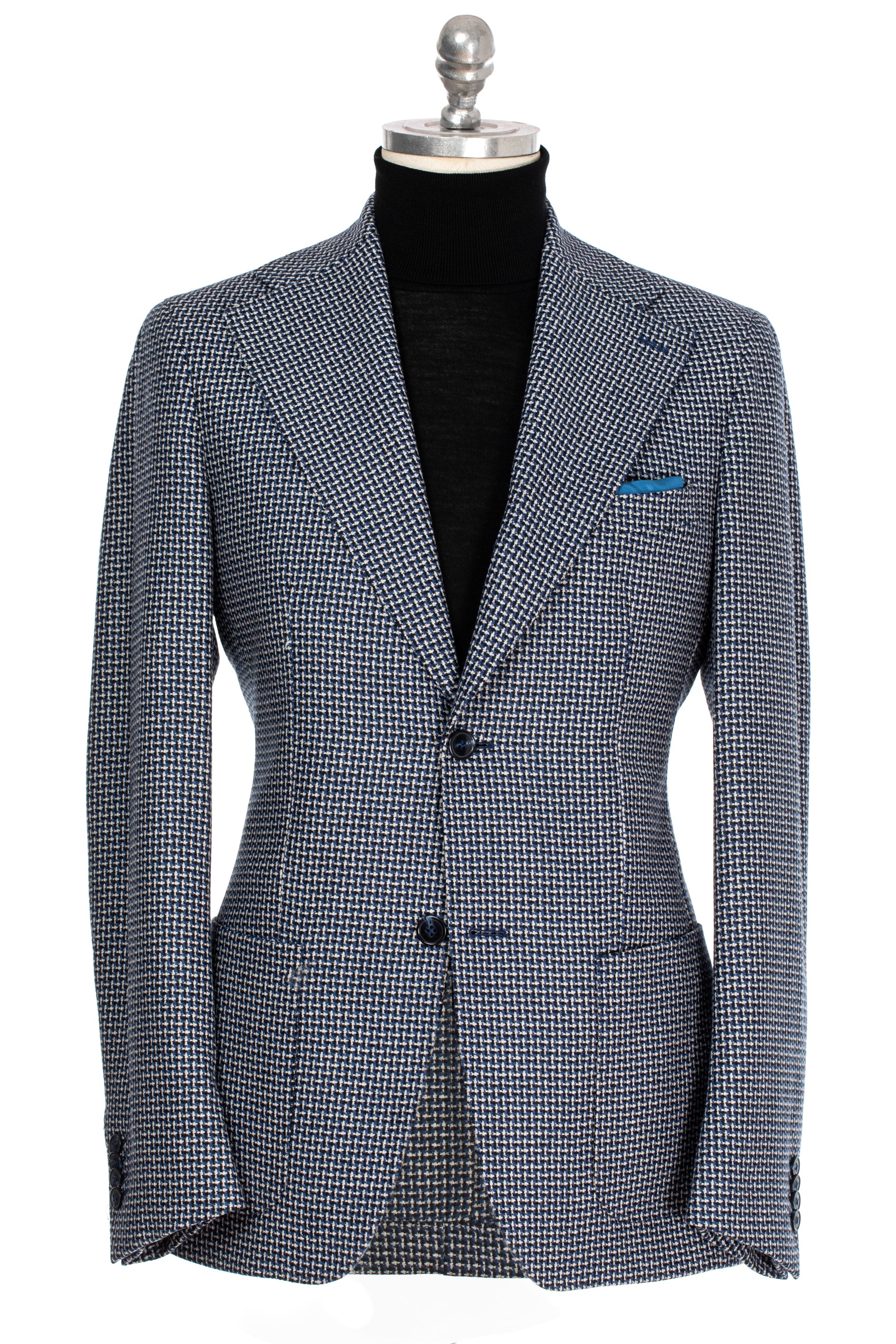 Blue jacket with inserts