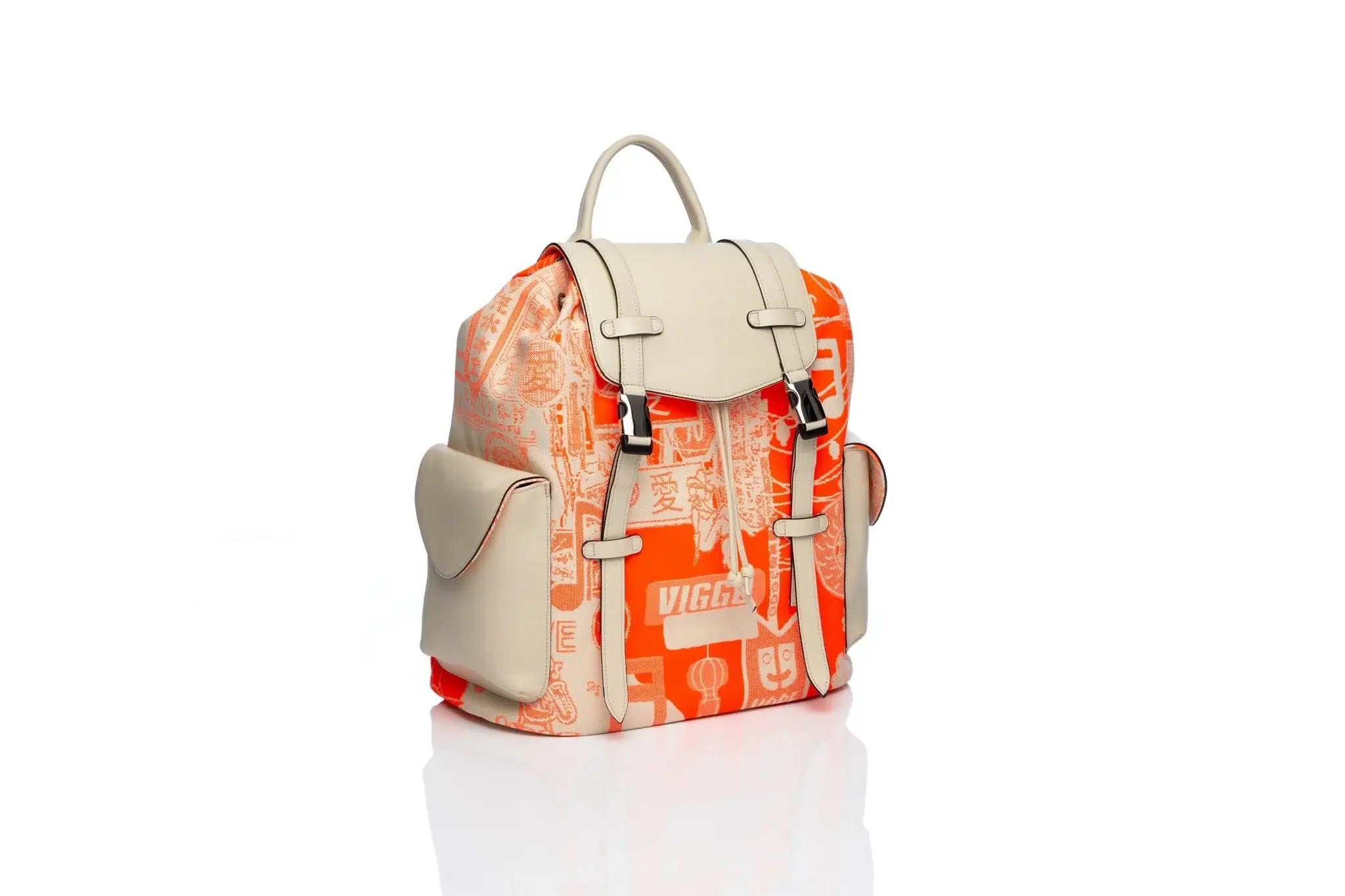 Save The Oceans Orange Pocket Backpack