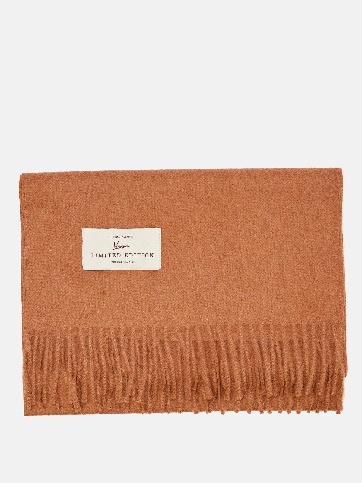 Fular camel din lana baby alpaca - Viggo