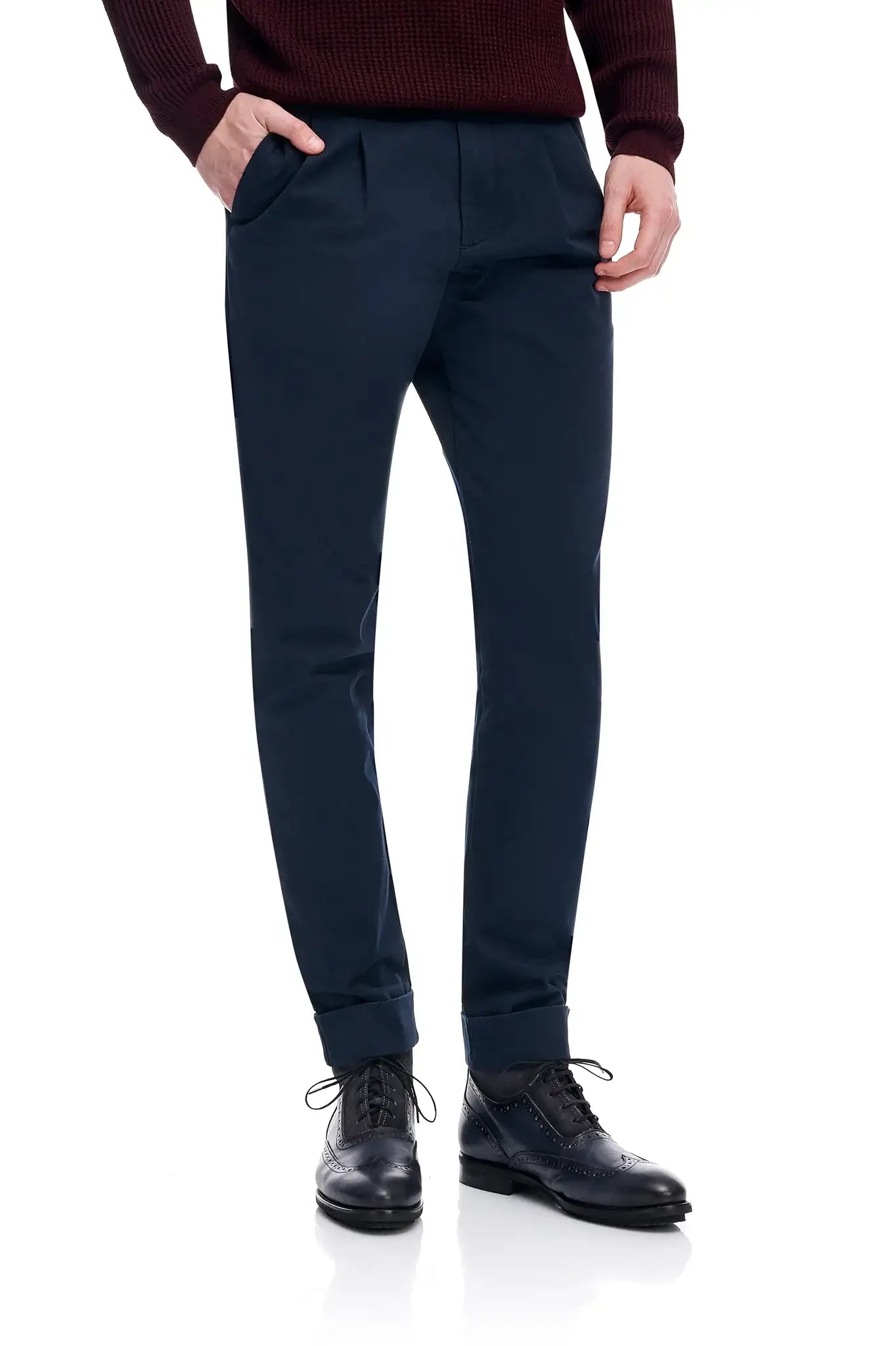 Navy Chinos