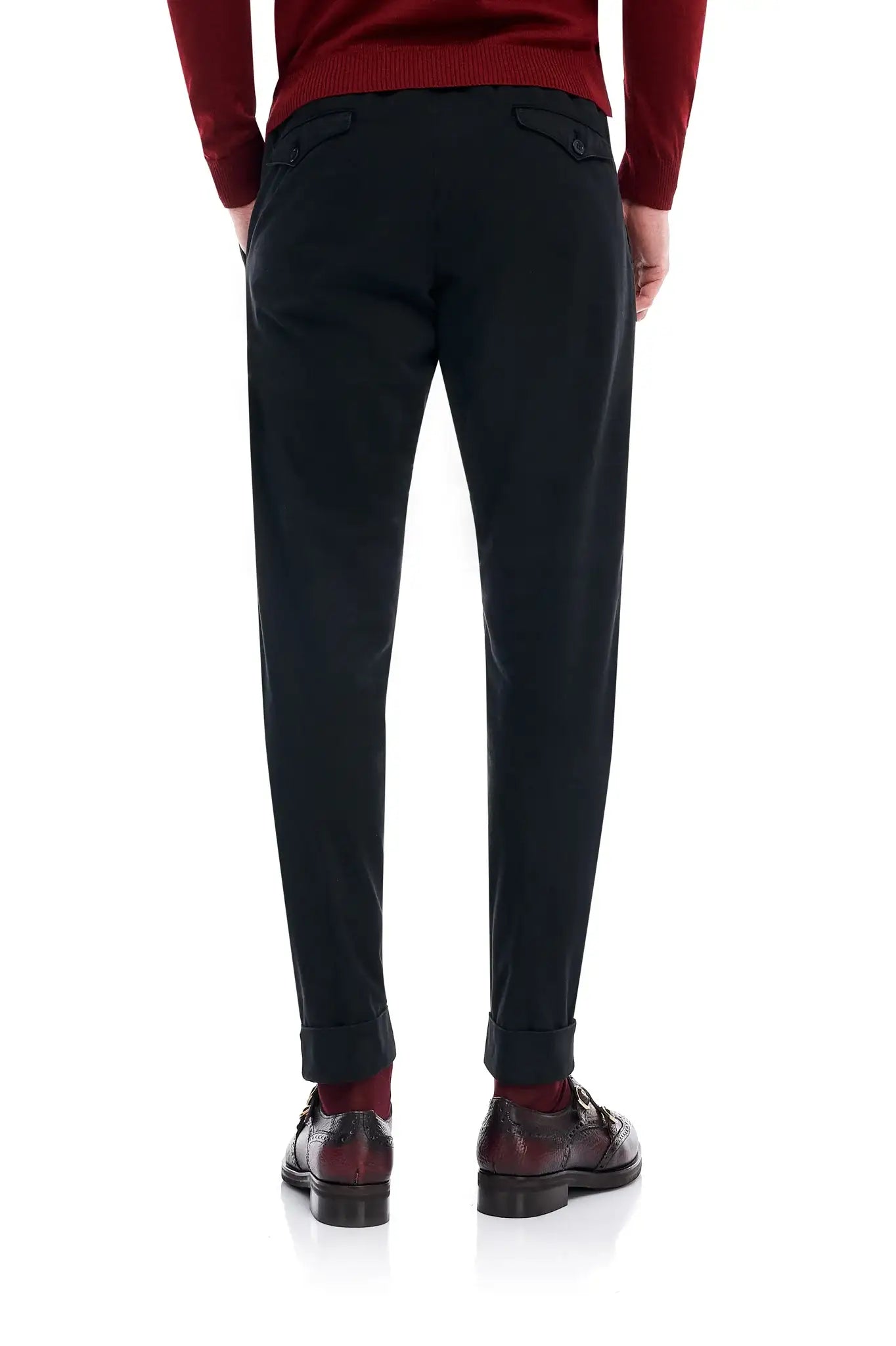 Pantaloni Chinos Negri