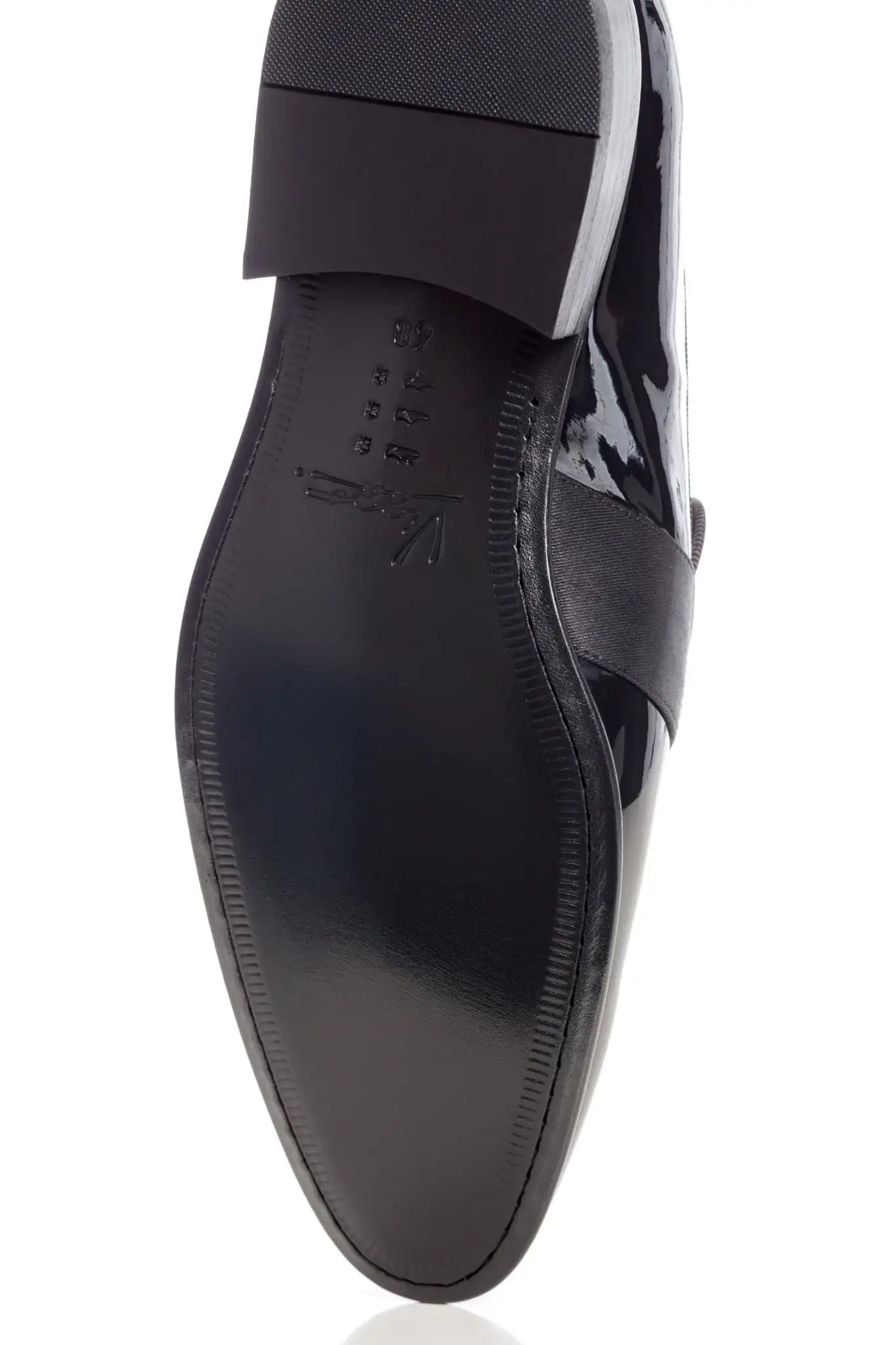 Pantofi smoking negru lucios