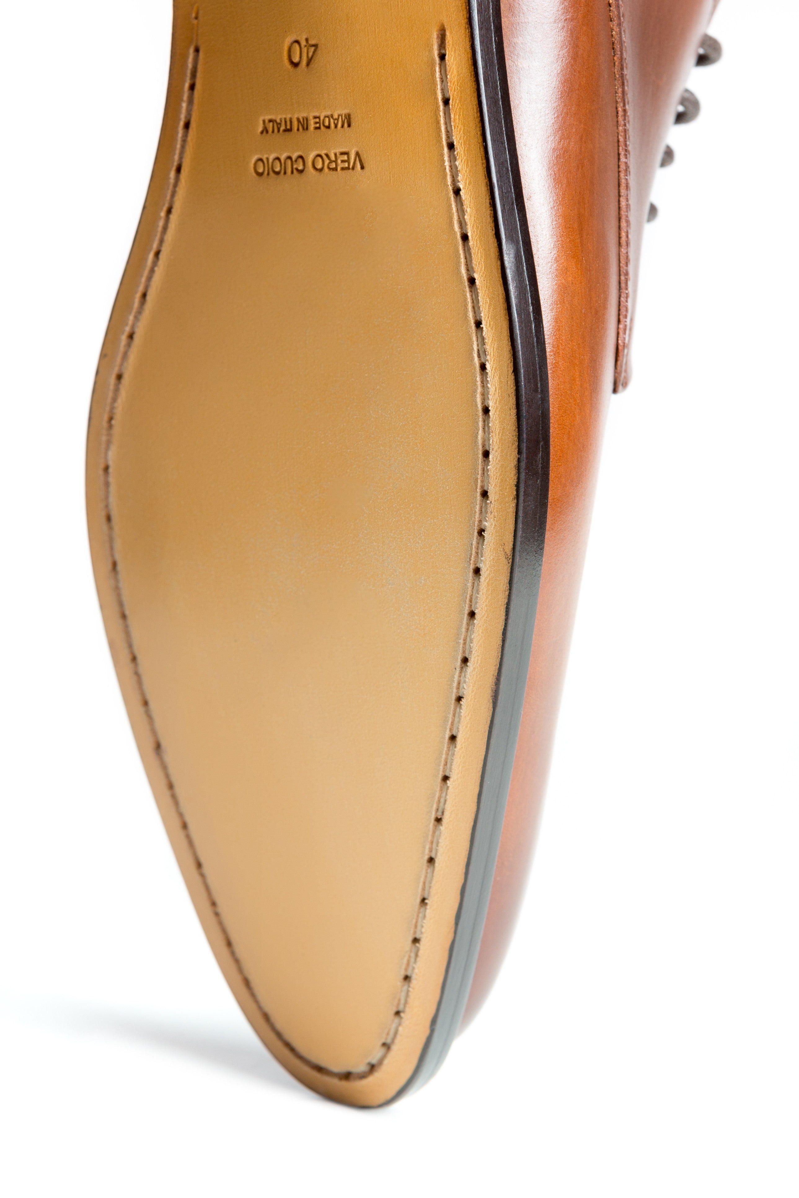 Pantofi Cognac Derby