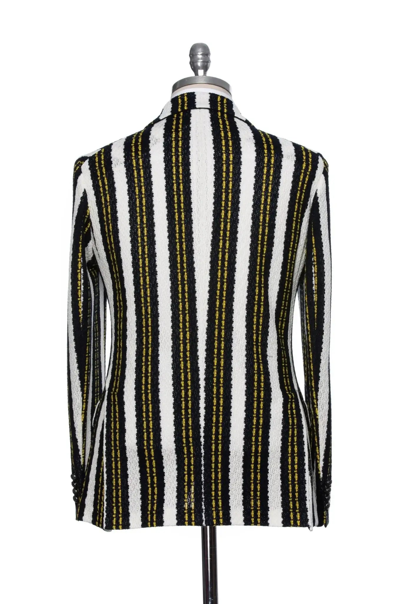 Sacou casual cu dungi slim fit