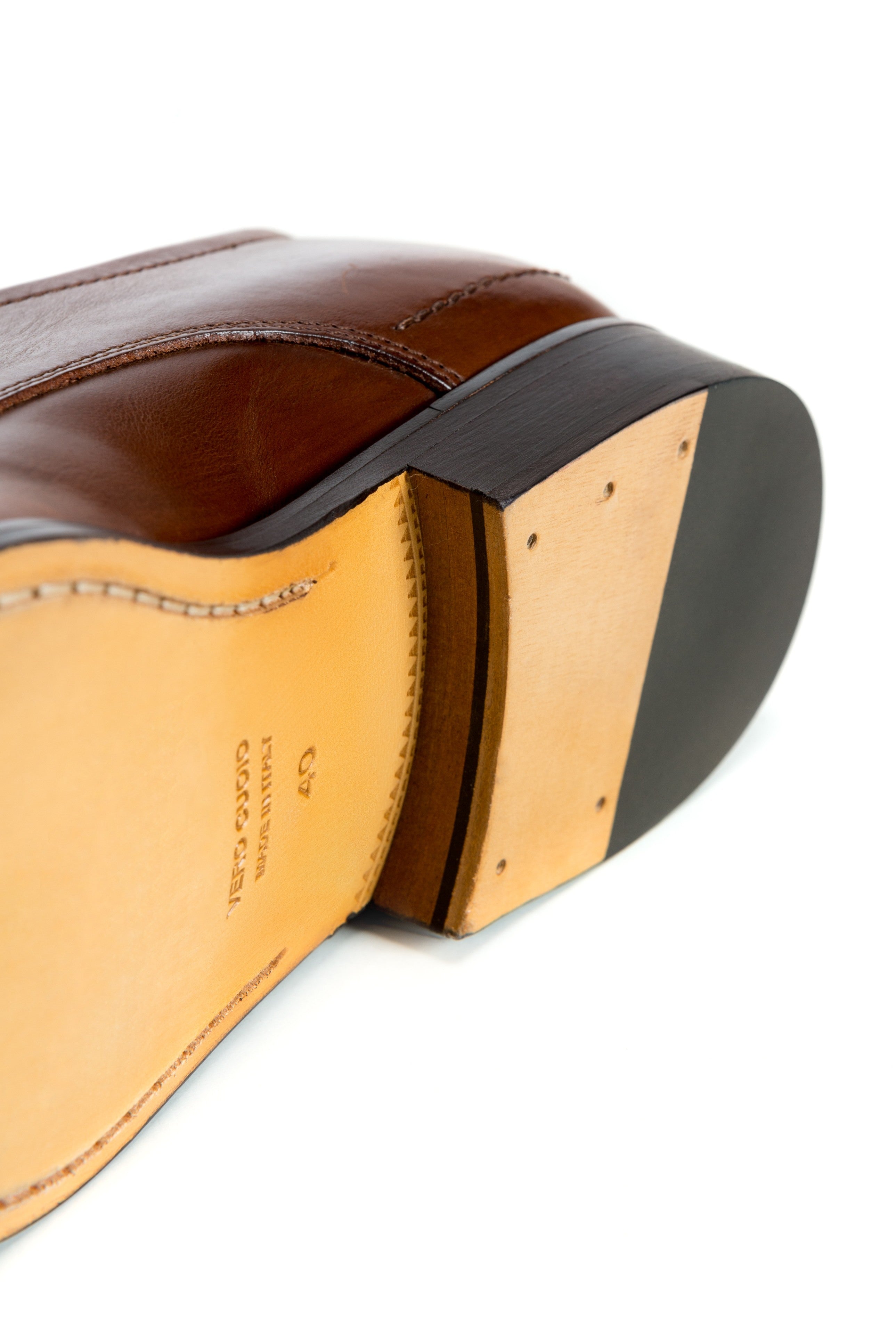 Pantofi Cognac Derby