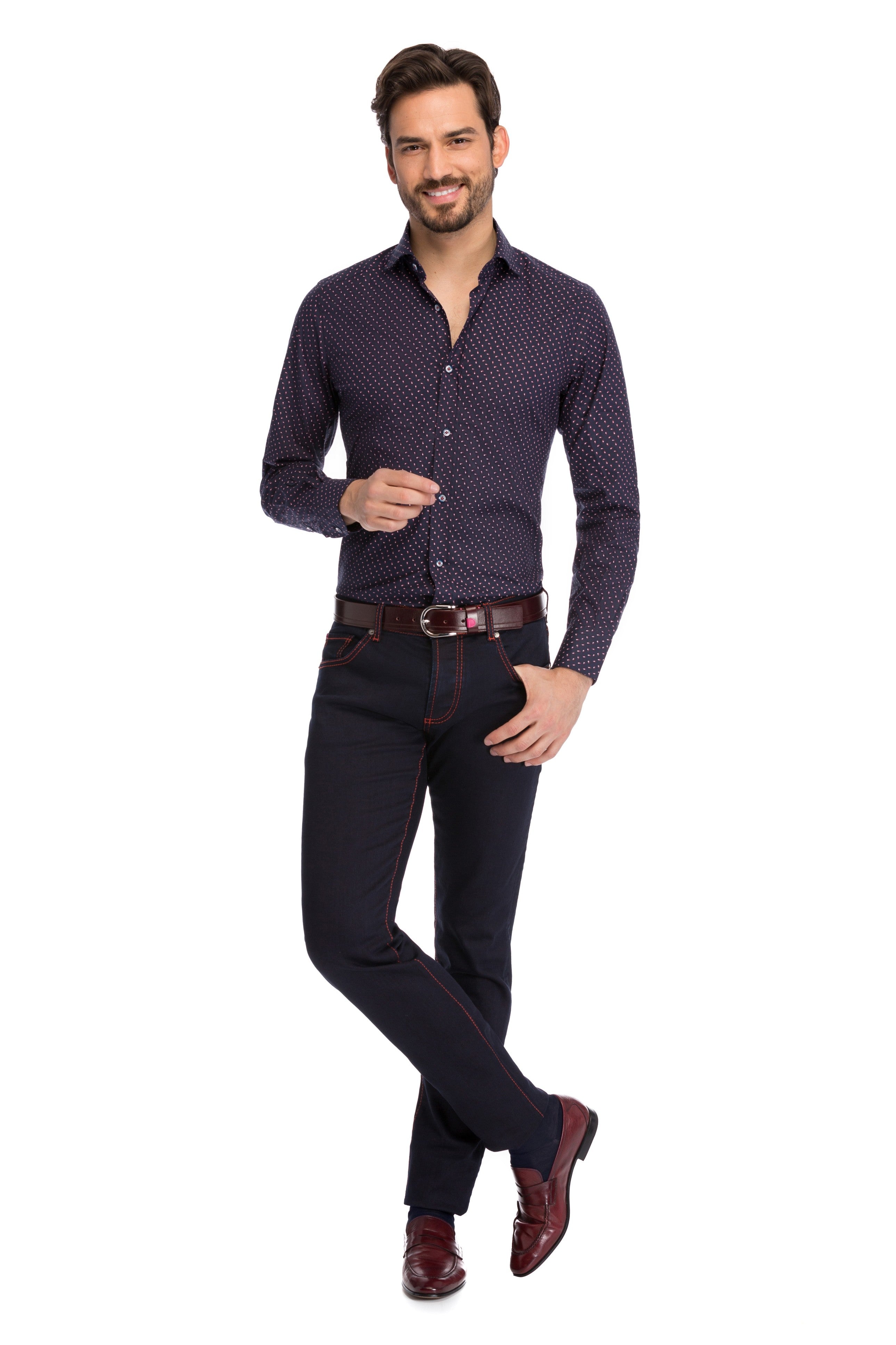 Dark Navy Blue Jeans