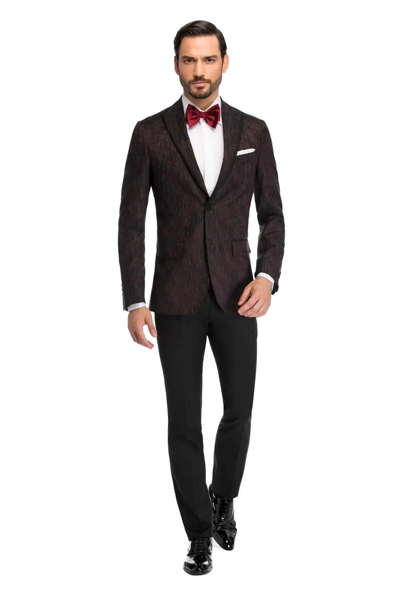 Sacou smoking bronson bordeaux