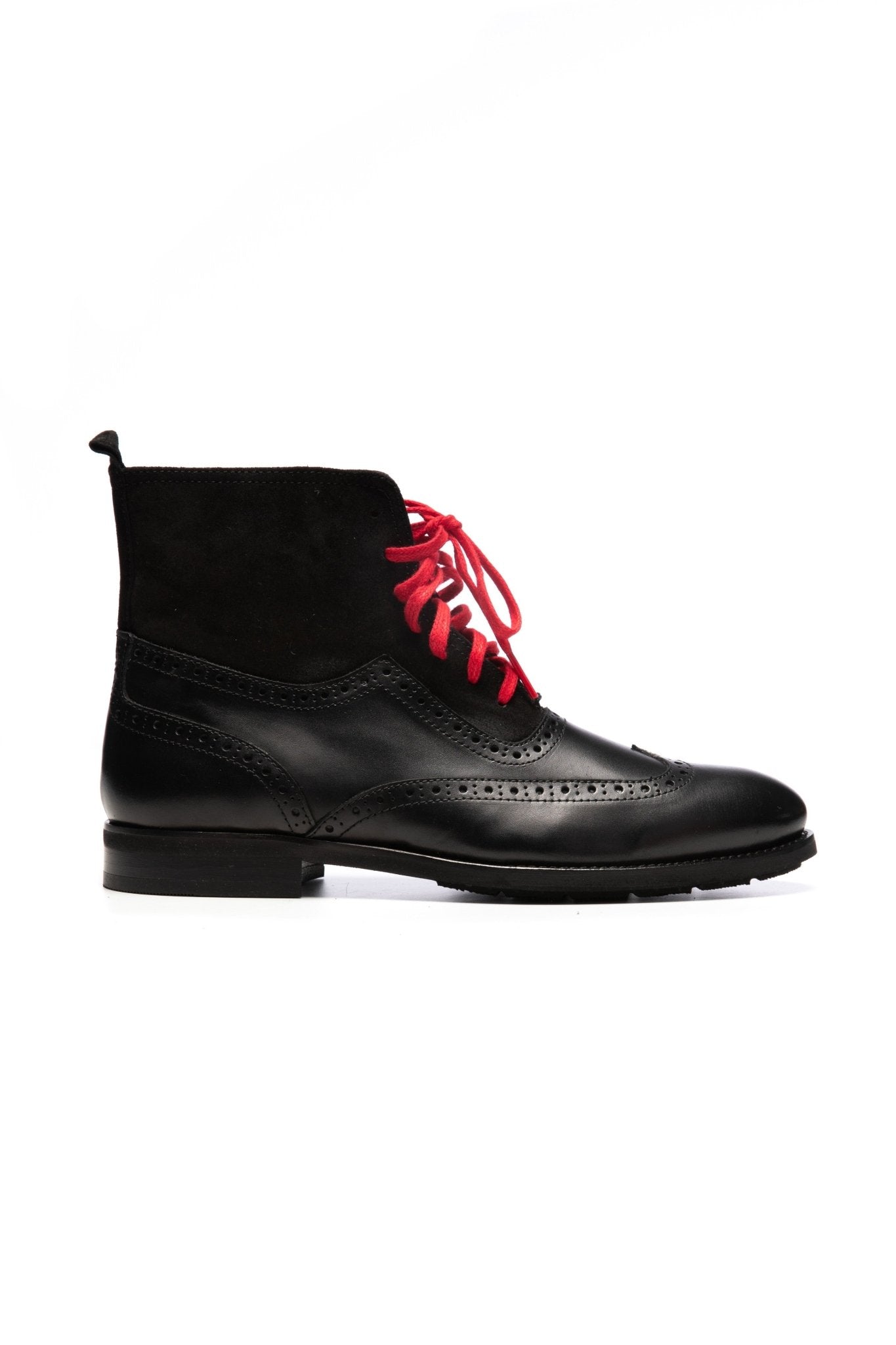Ghete negre model brogue - Viggo