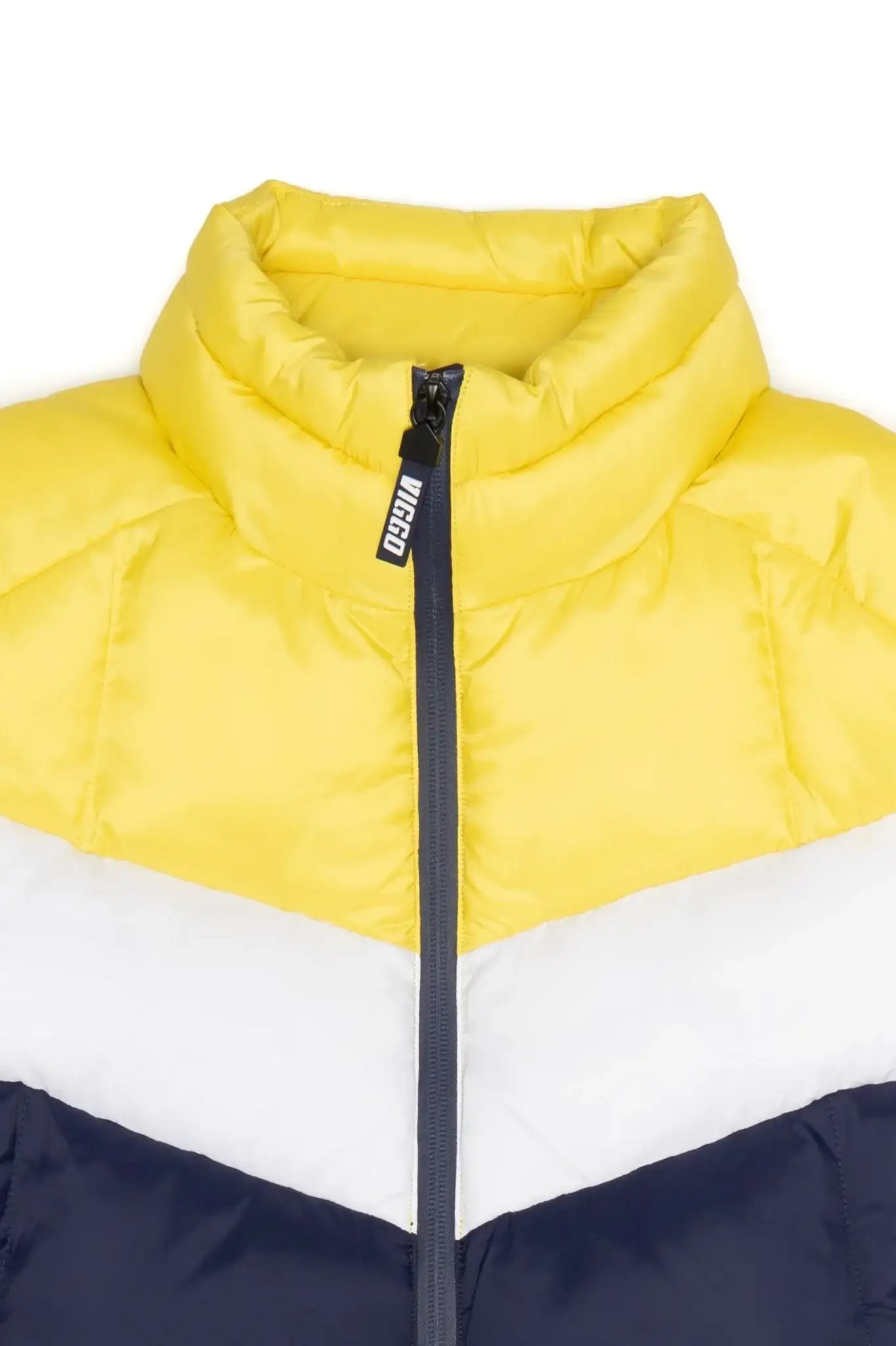 Navy Sport Vest With White And Yellow