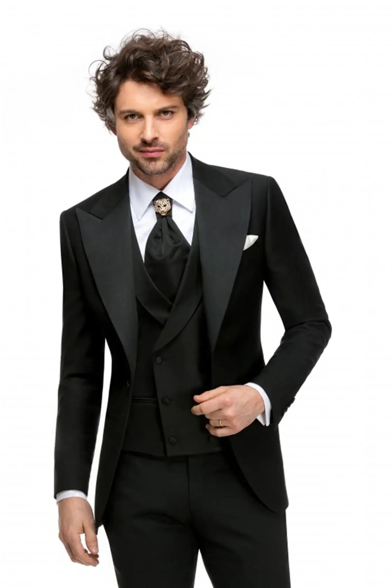 Sacou smoking black tie