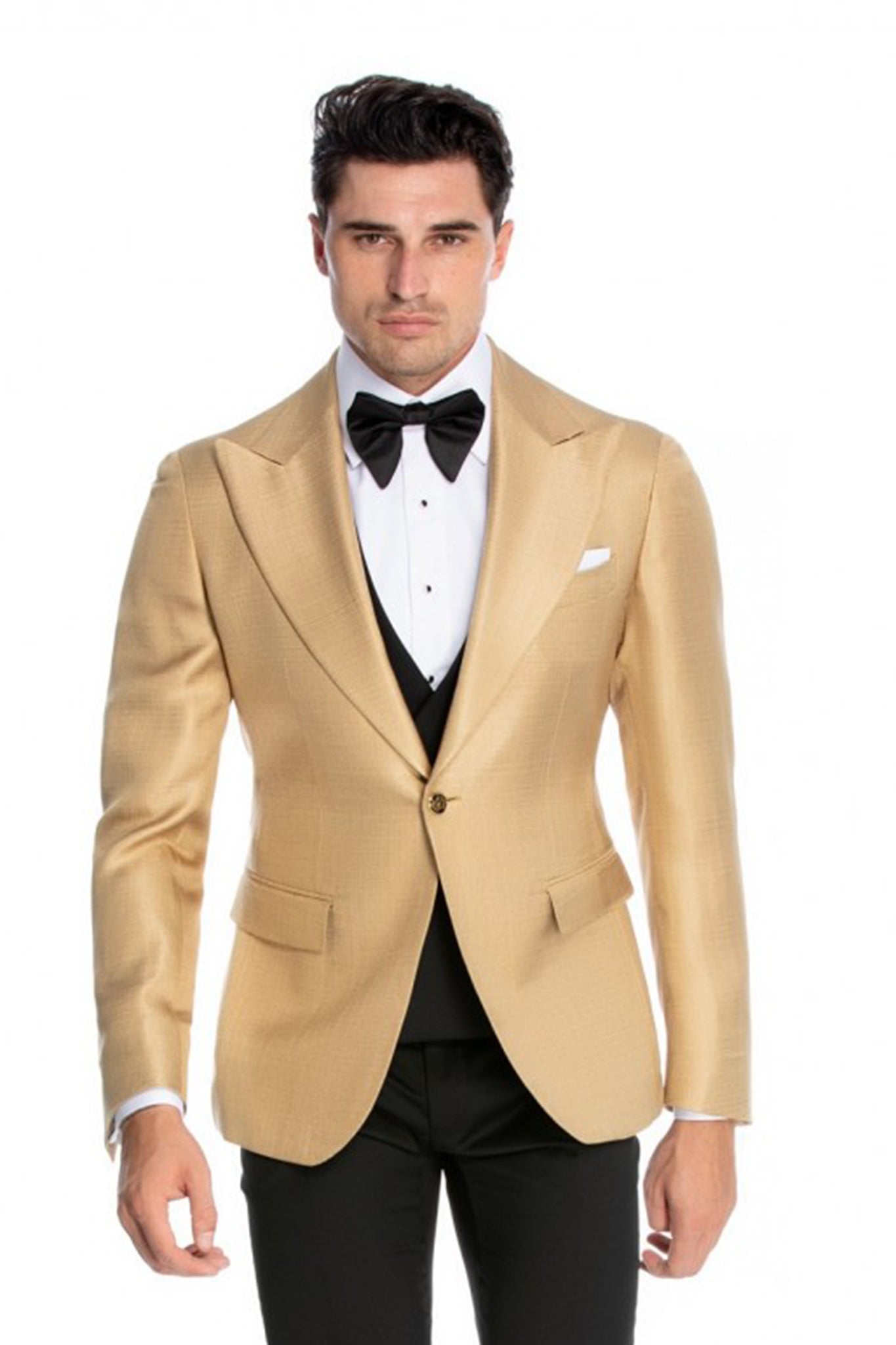 Golden tuxedo