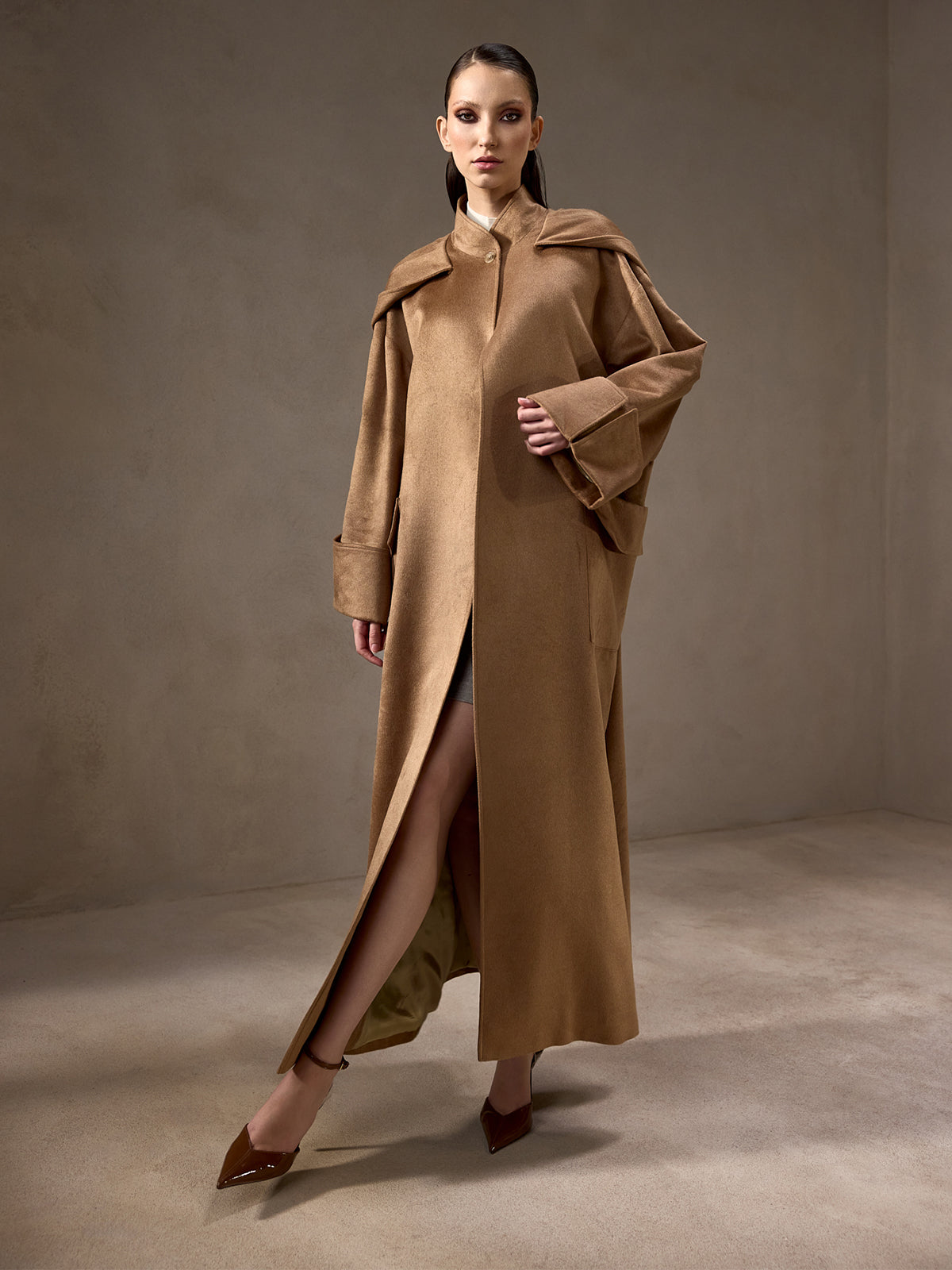 Pardesiu camel Bespoke FOR HER