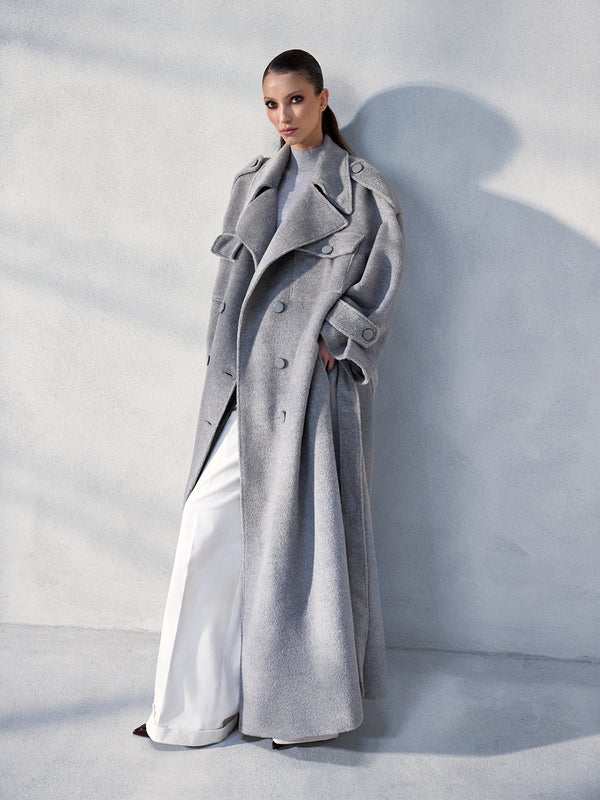 Palton gri Bespoke FOR HER