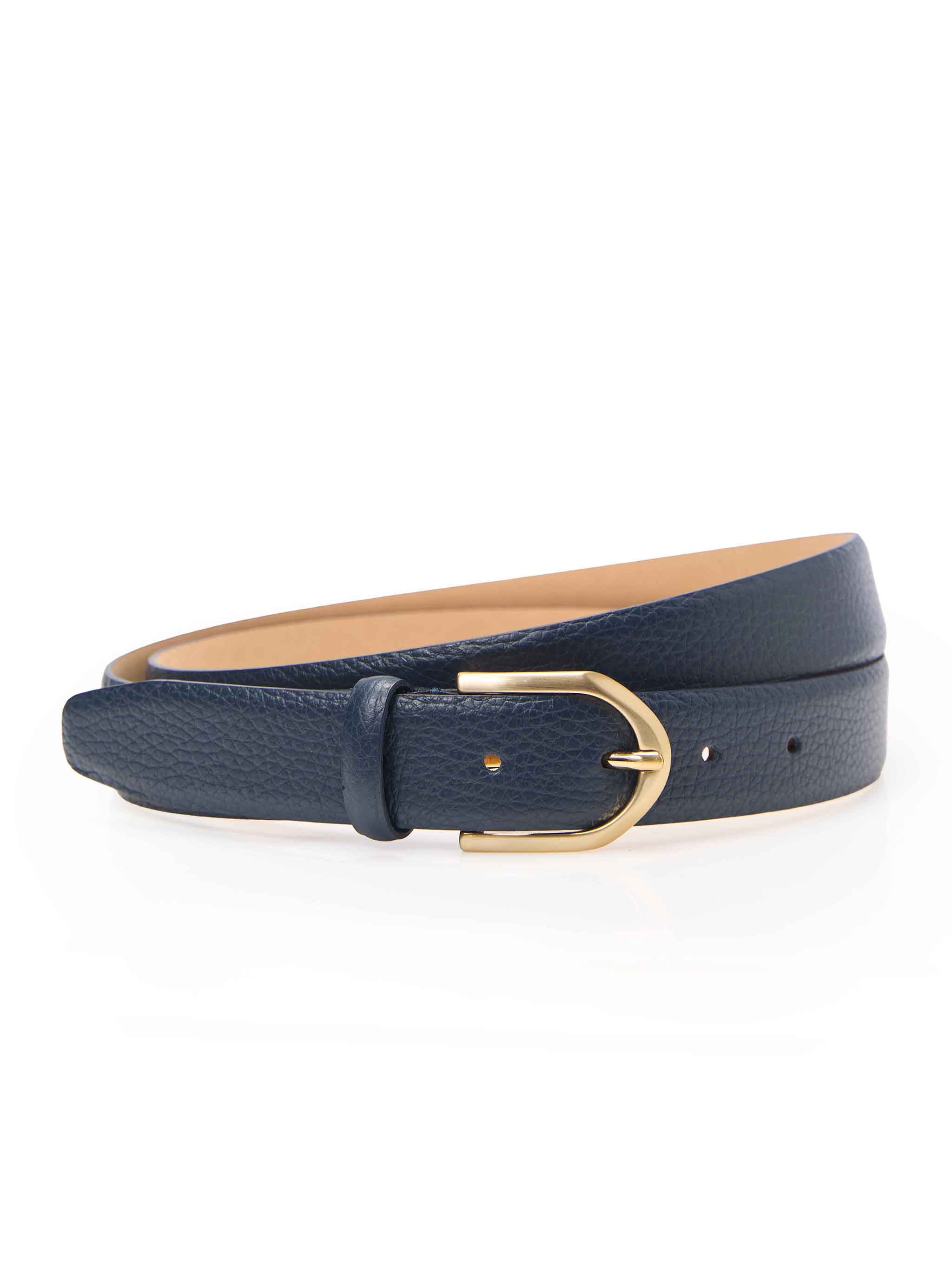 Curea Business Navy texturat