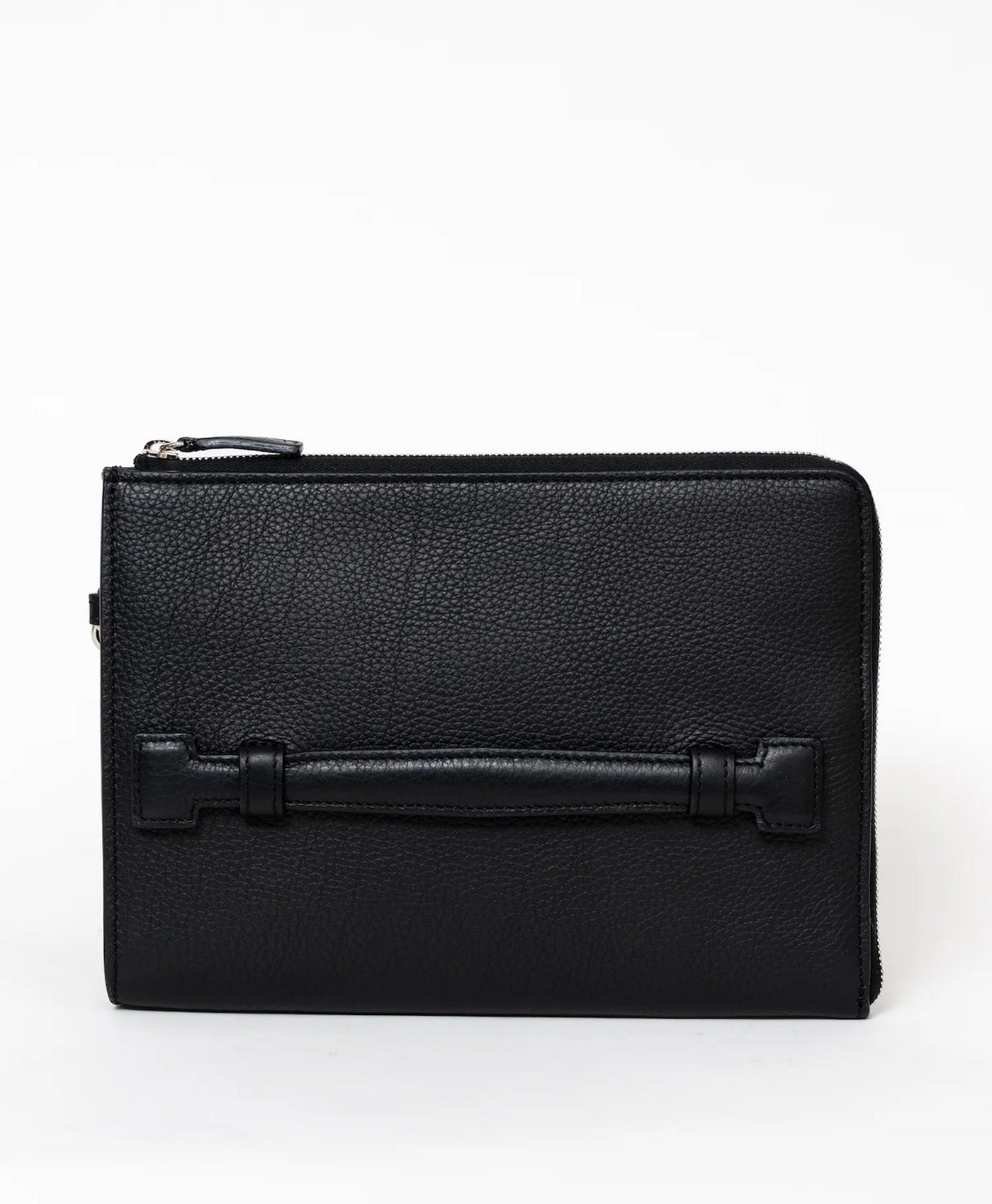Clutch negru piele vitel