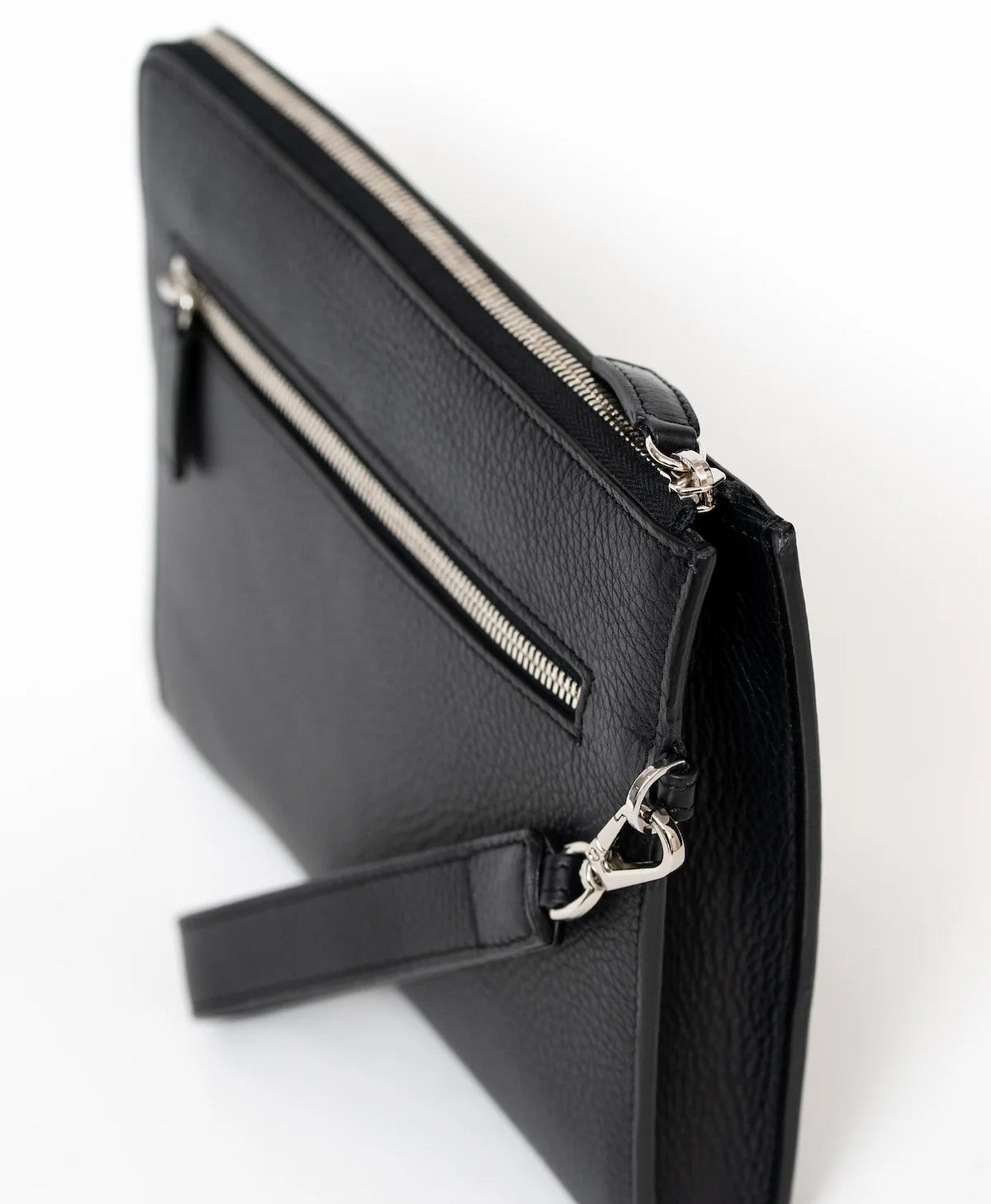 Clutch negru piele vitel