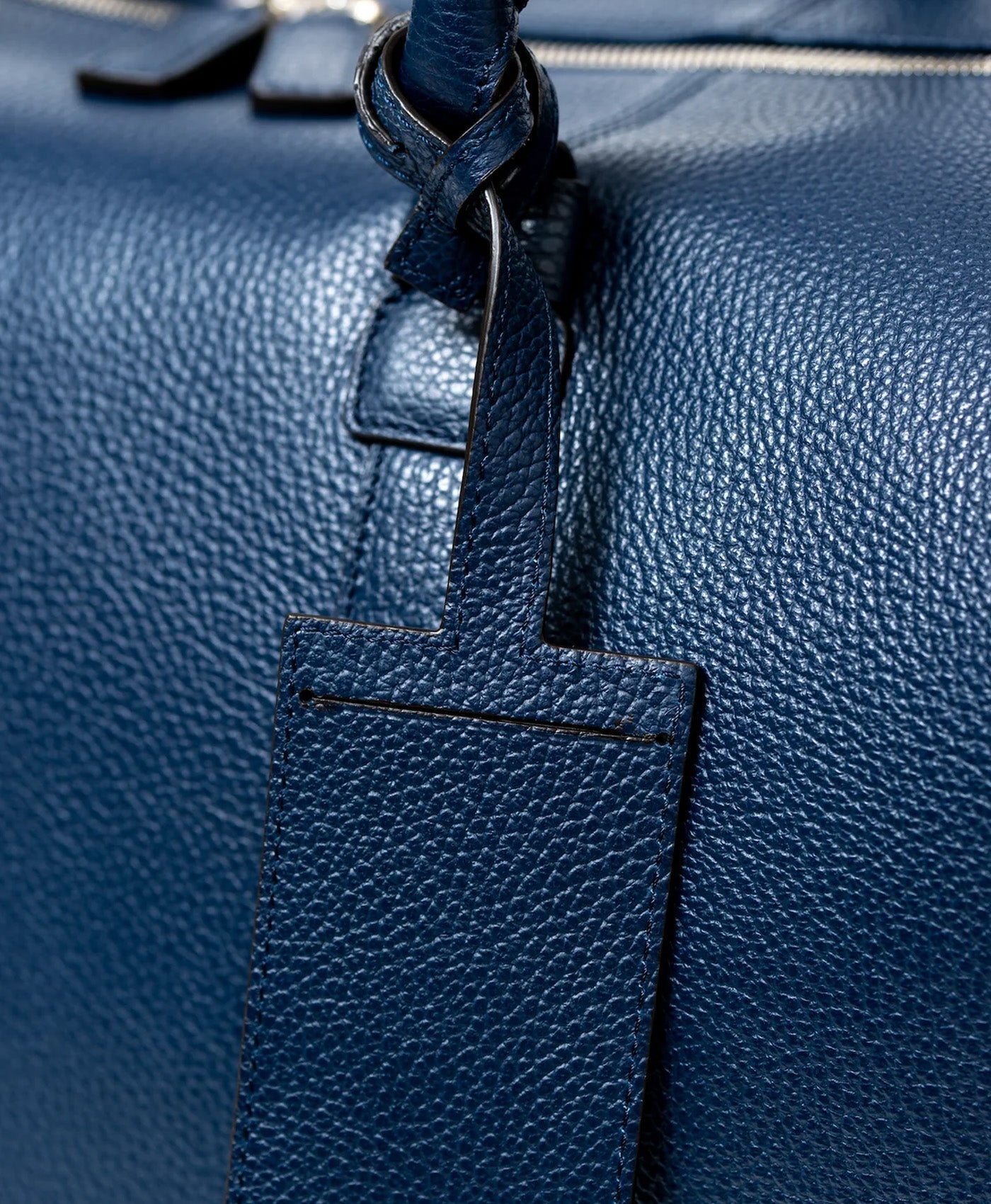 Geanta bleumarin de voiaj piele vitel