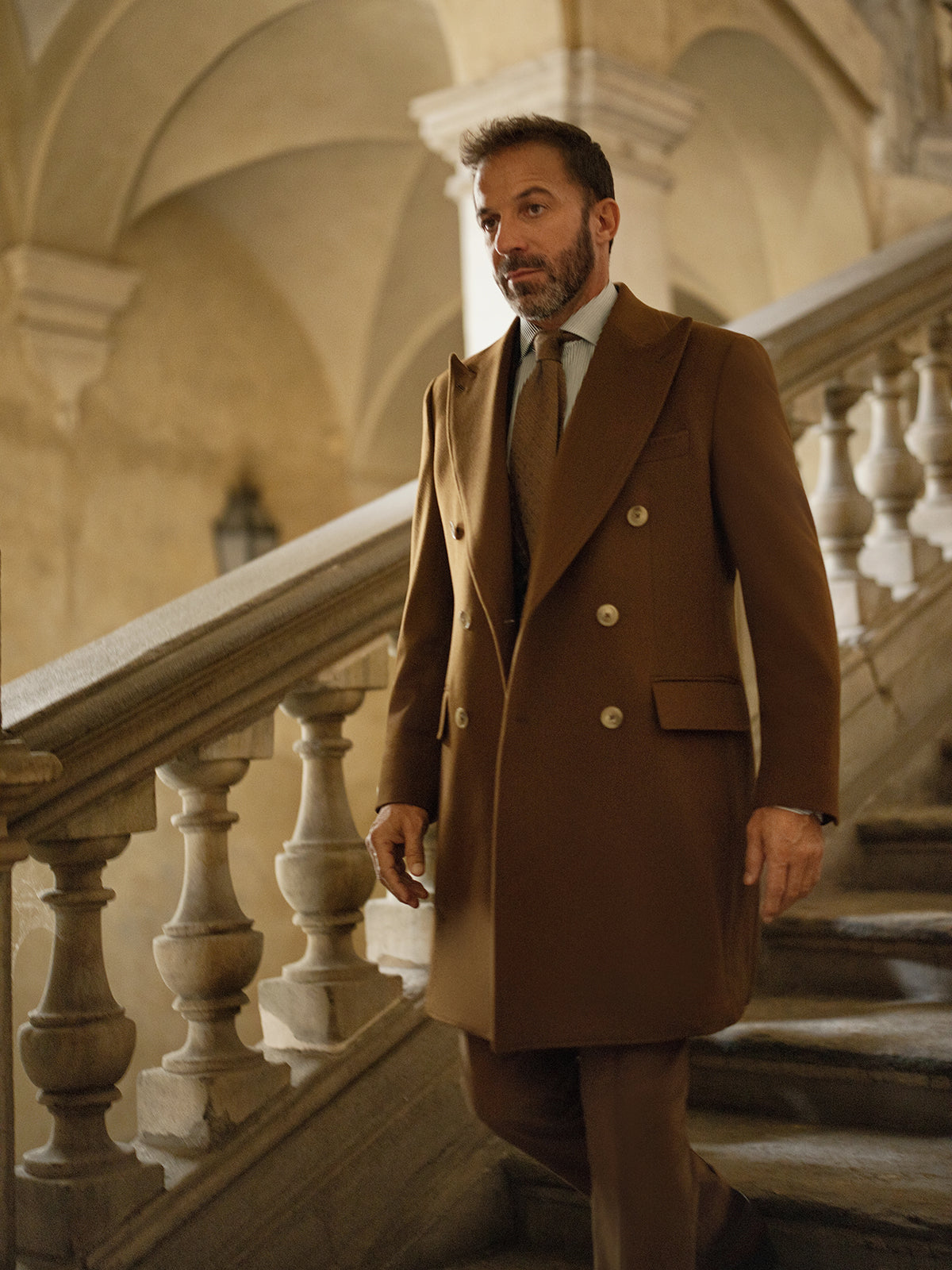 Palton camel, Made to Measure, lana